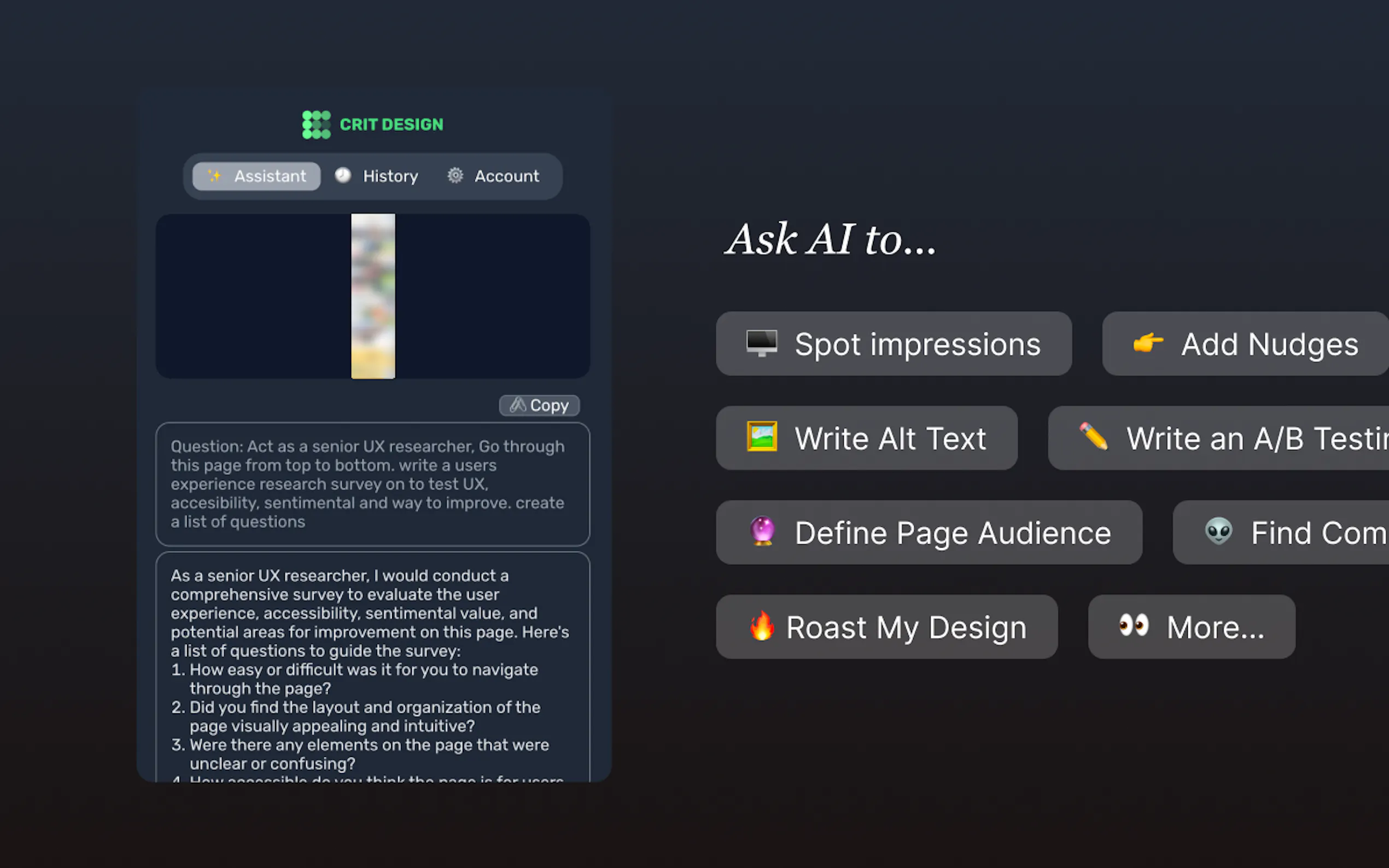 Screenshot 4 of Crit Design