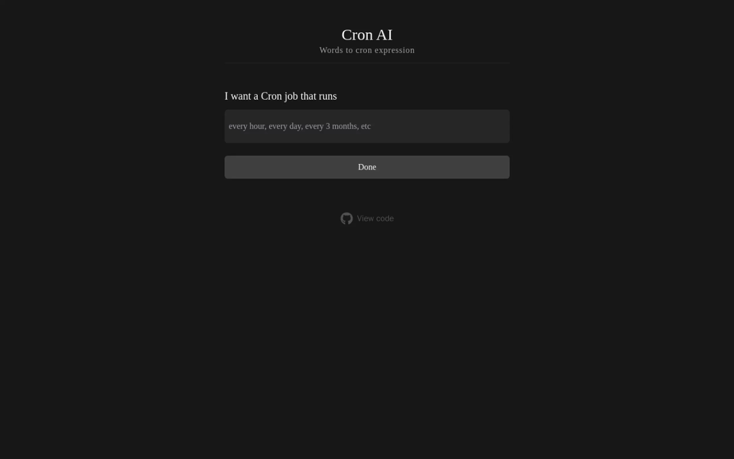 Cron AI