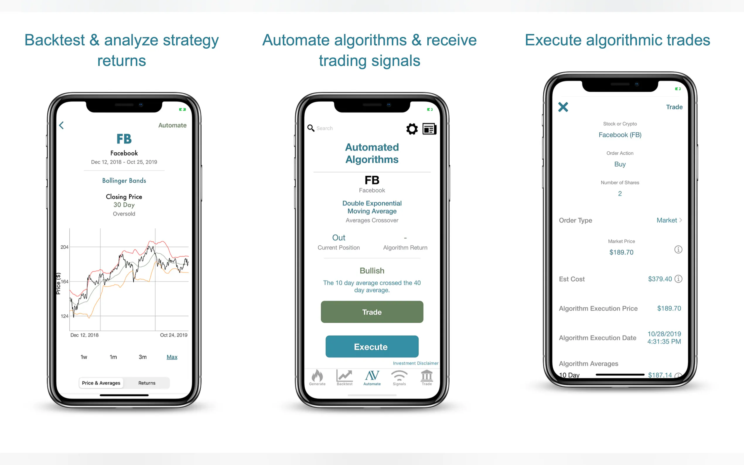 Screenshot 2 of Crypto Algorithmic Trading by Algovest