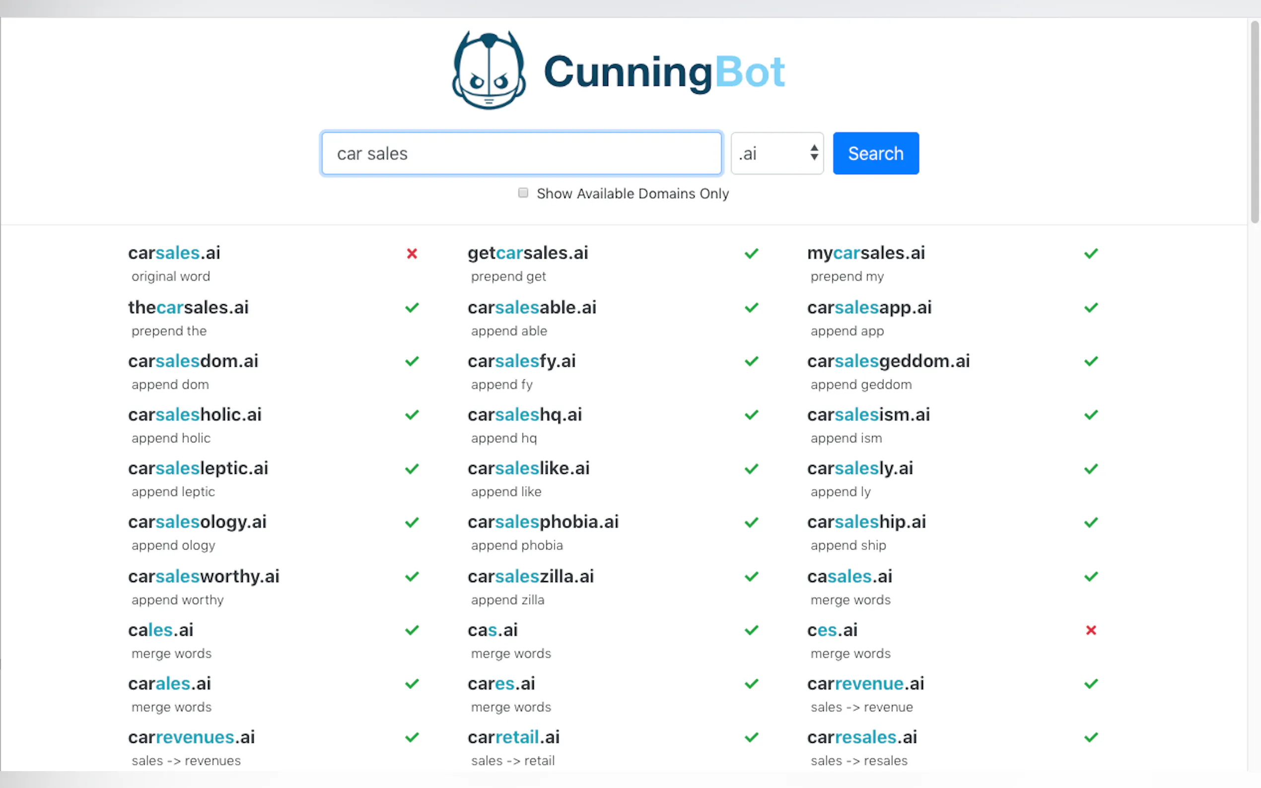 Screenshot 2 of CunningBot