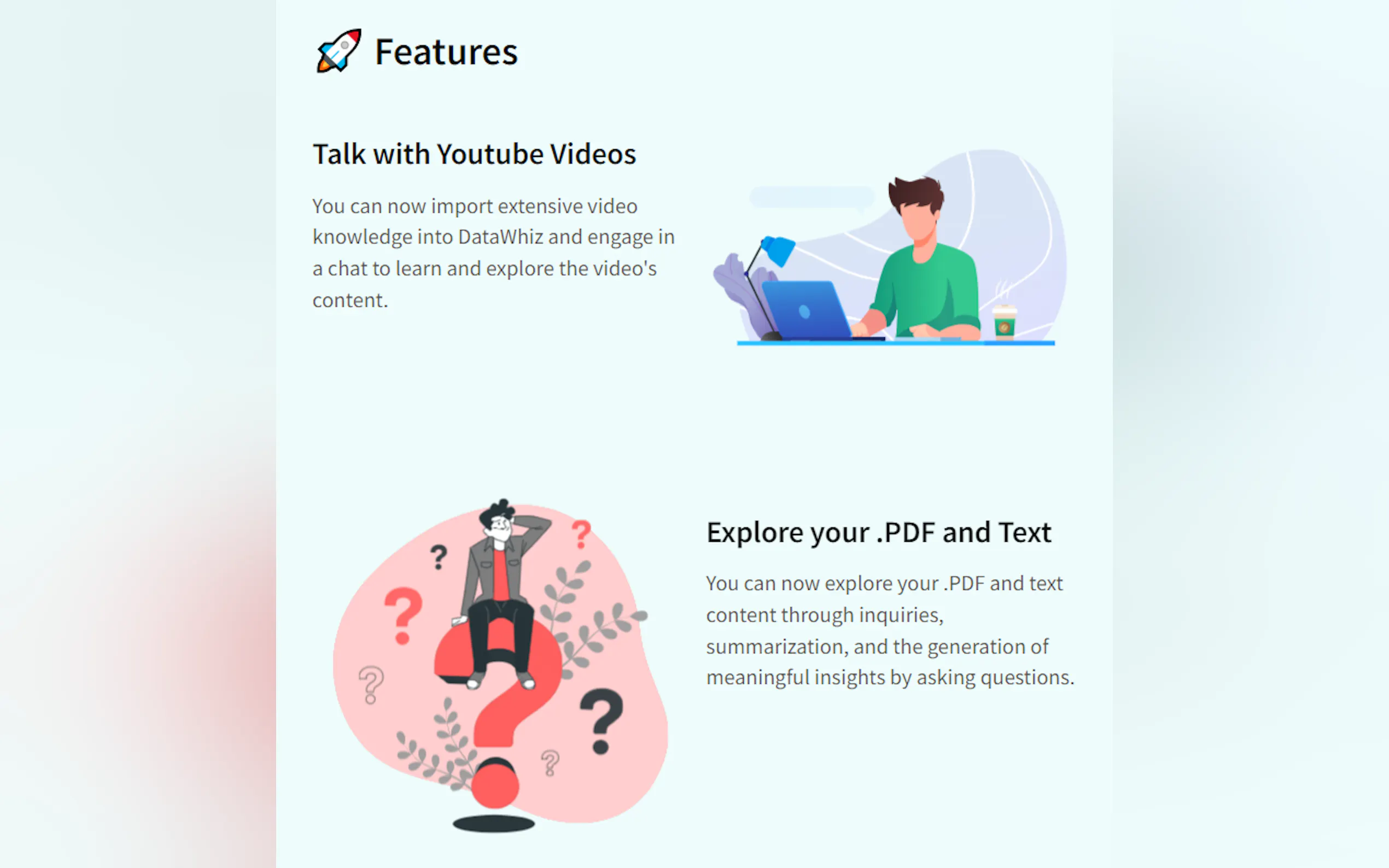 Screenshot 2 of Datawhiz.ai