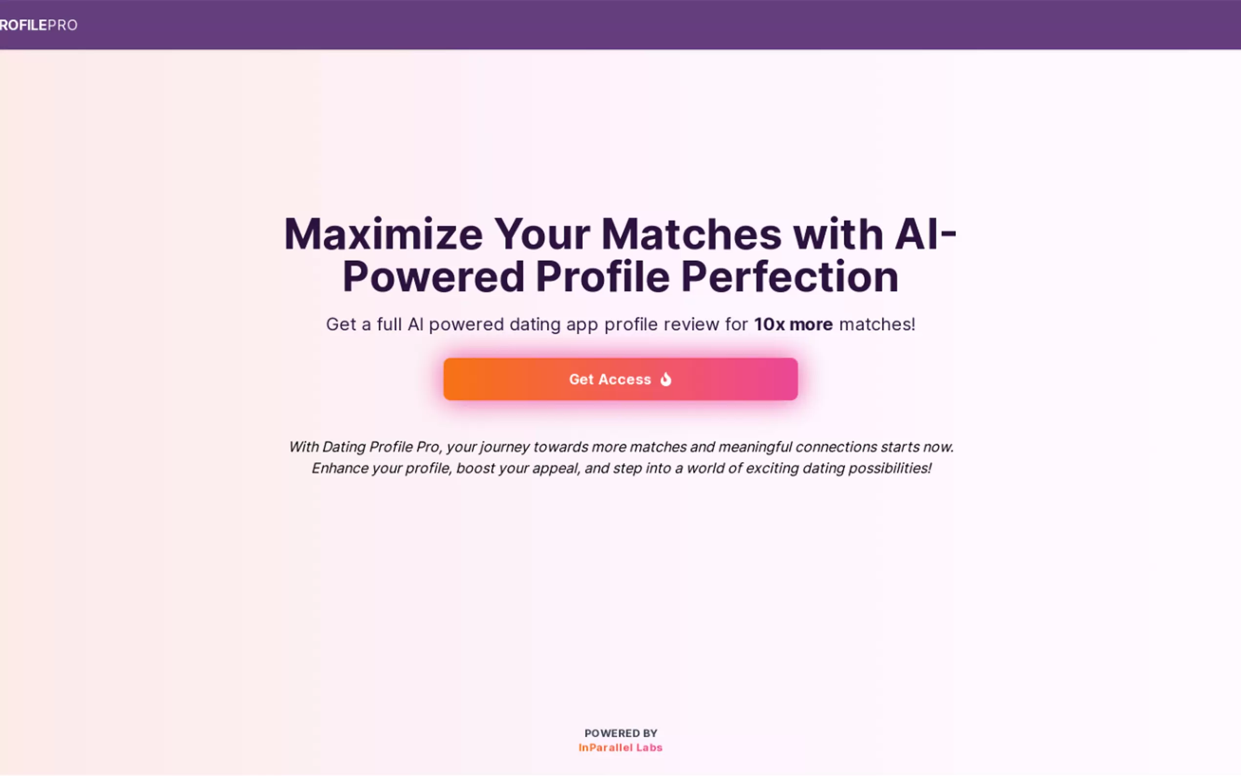Dating Profile Pro