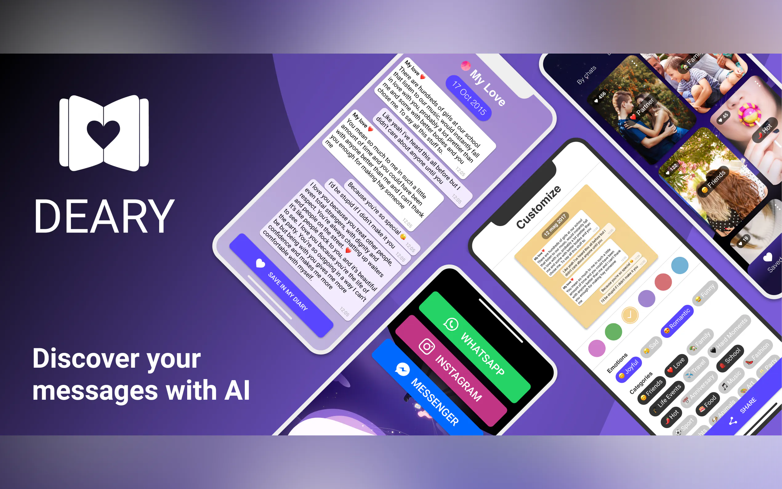 Deary: Organize your Messages with AI