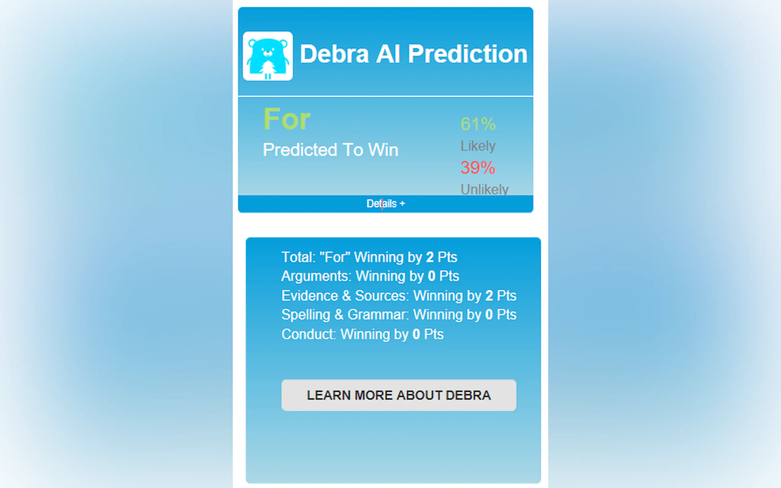 Screenshot 2 of DebateIsland.com