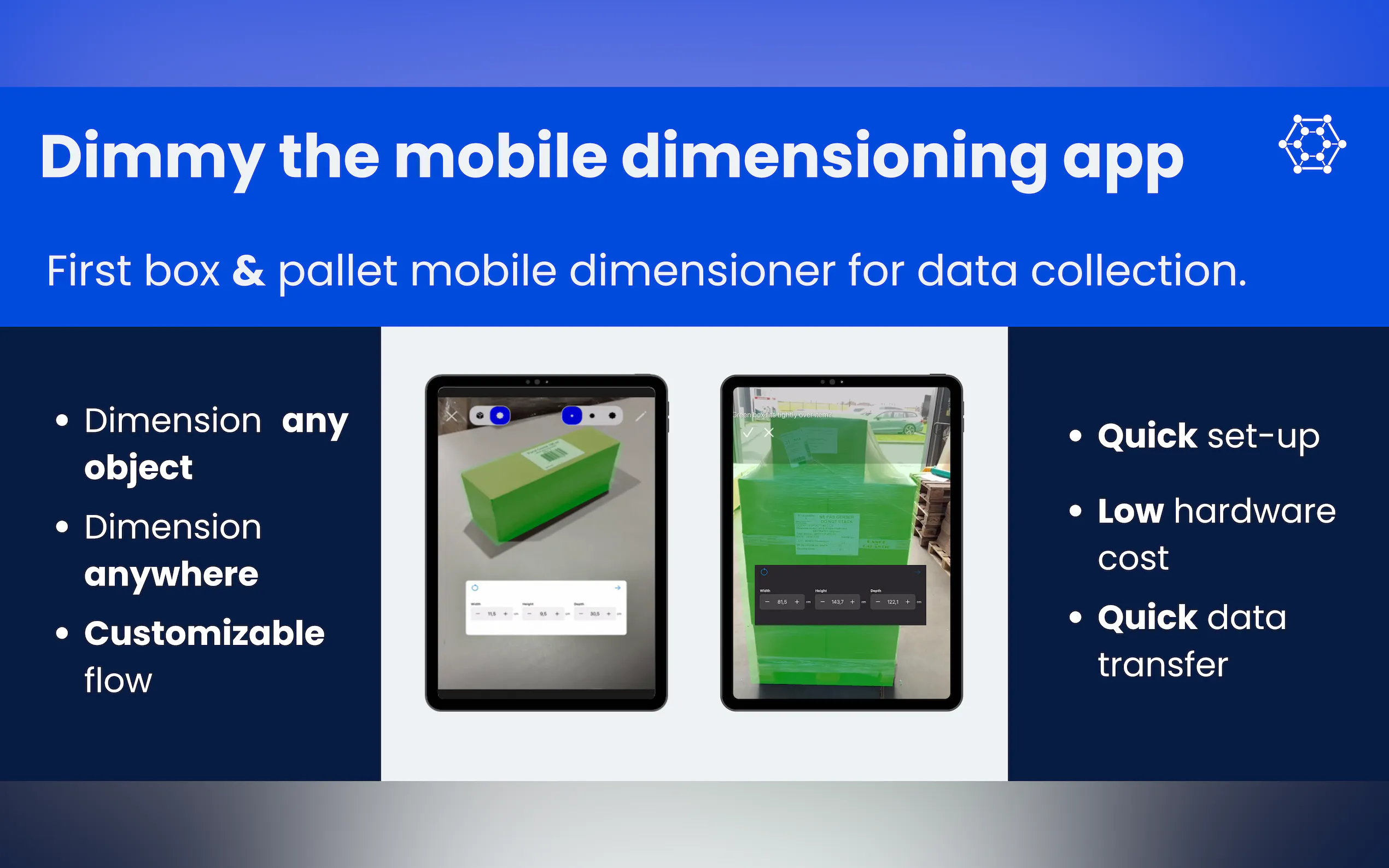 Screenshot 2 of Dimmy - the mobile dimensioning app