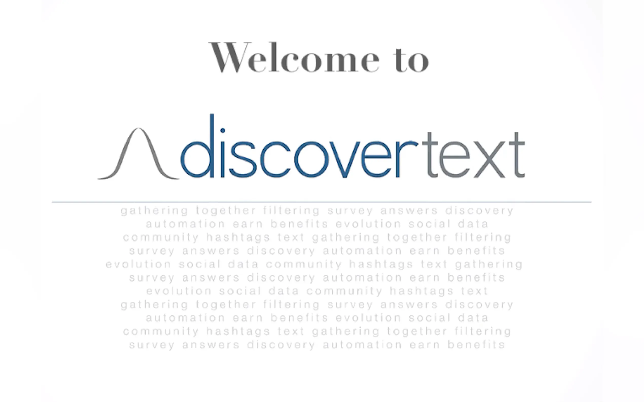 Screenshot 2 of DiscoverText