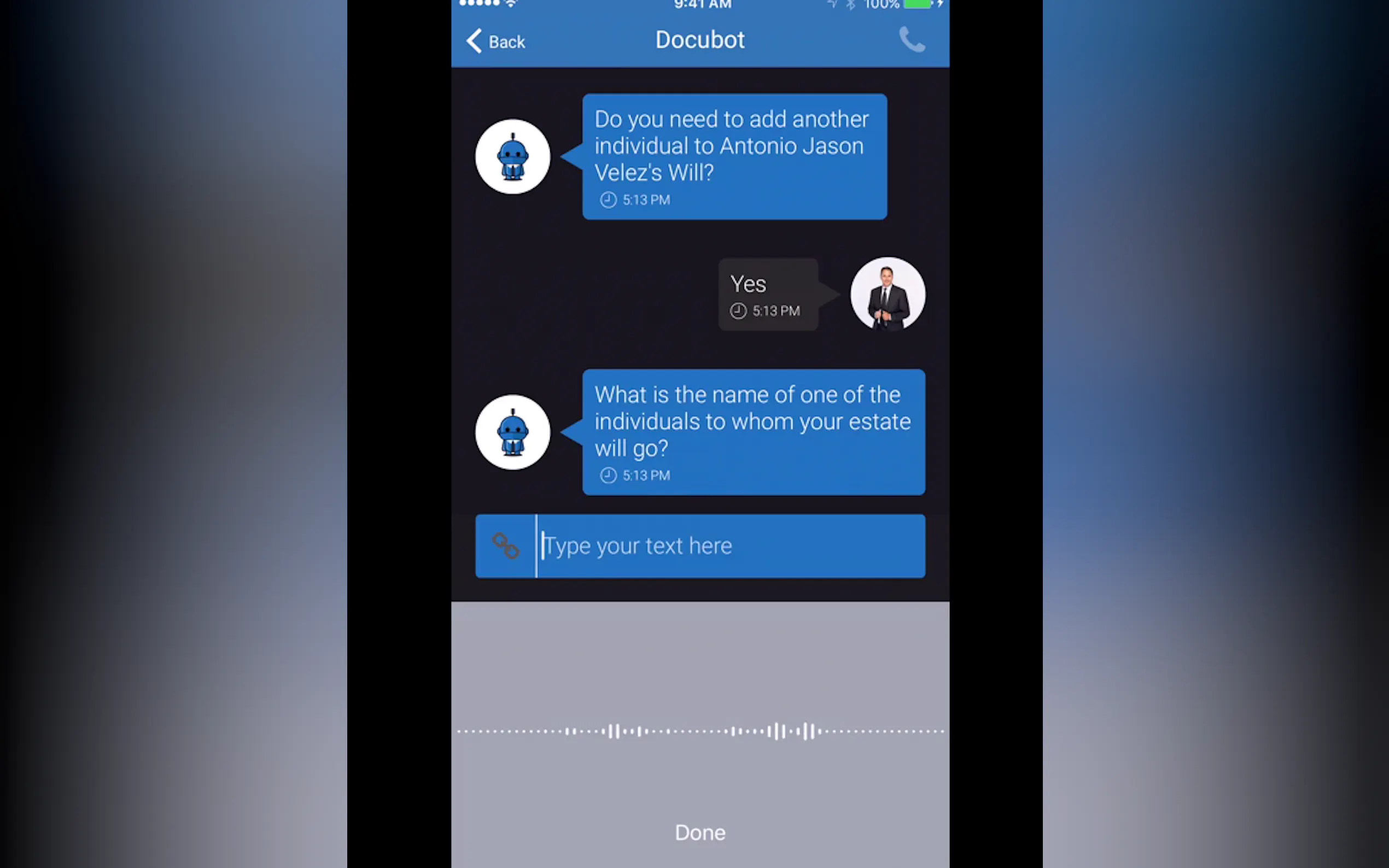 Screenshot 2 of Docubot