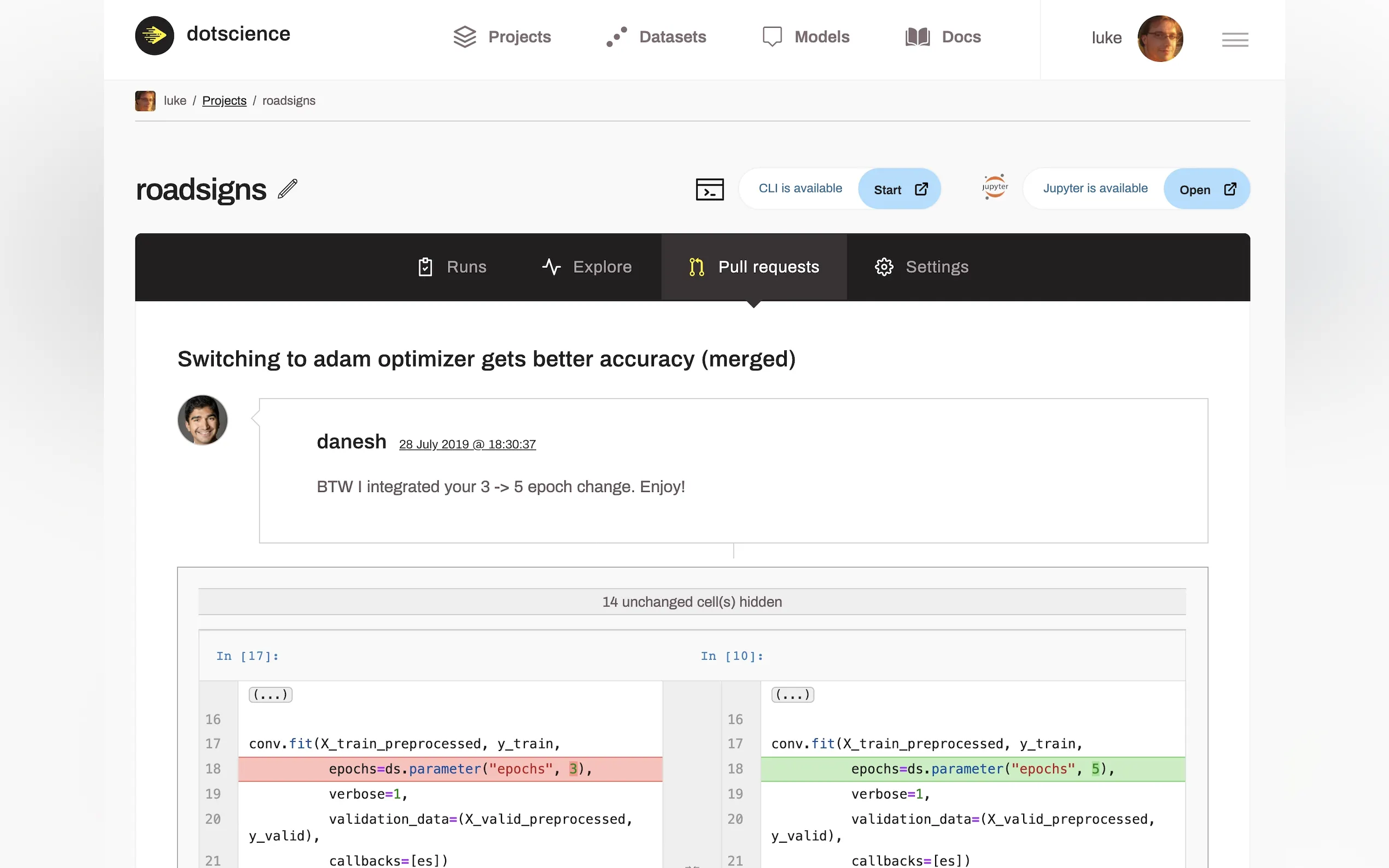 Screenshot 2 of Dotscience