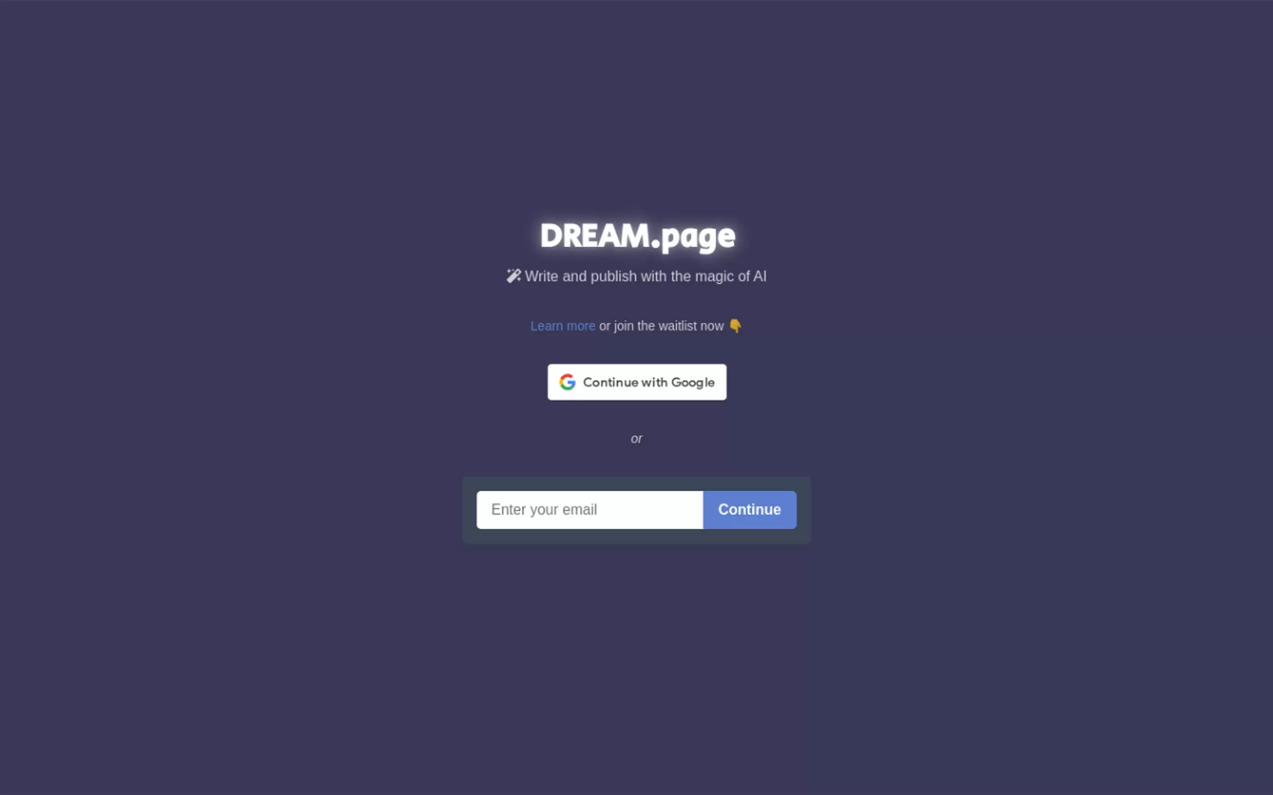 DREAM.page