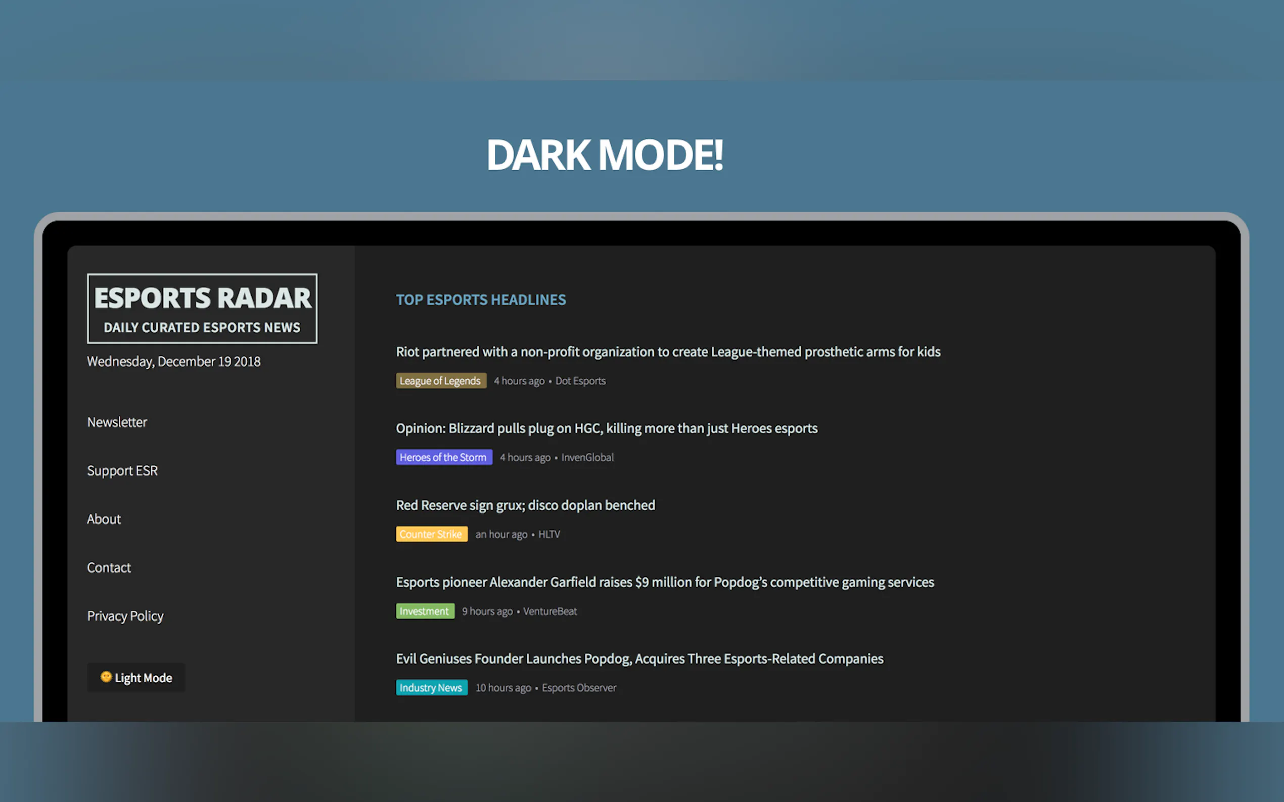 Screenshot 3 of E-sports Radar