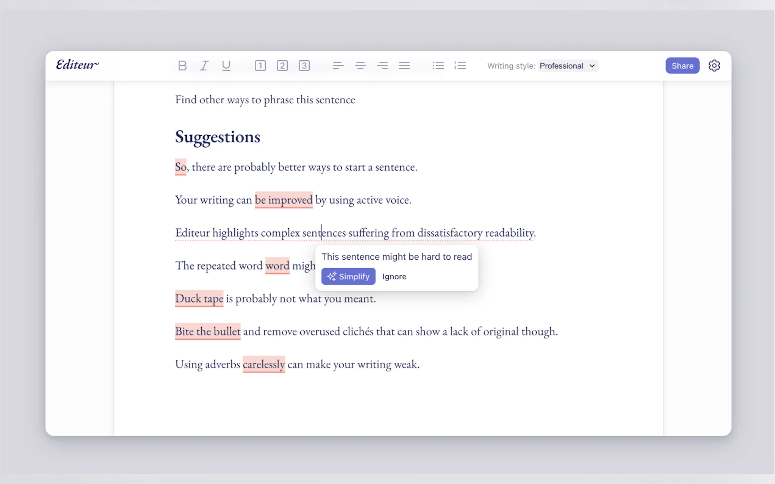 Screenshot 2 of Editeur.ai