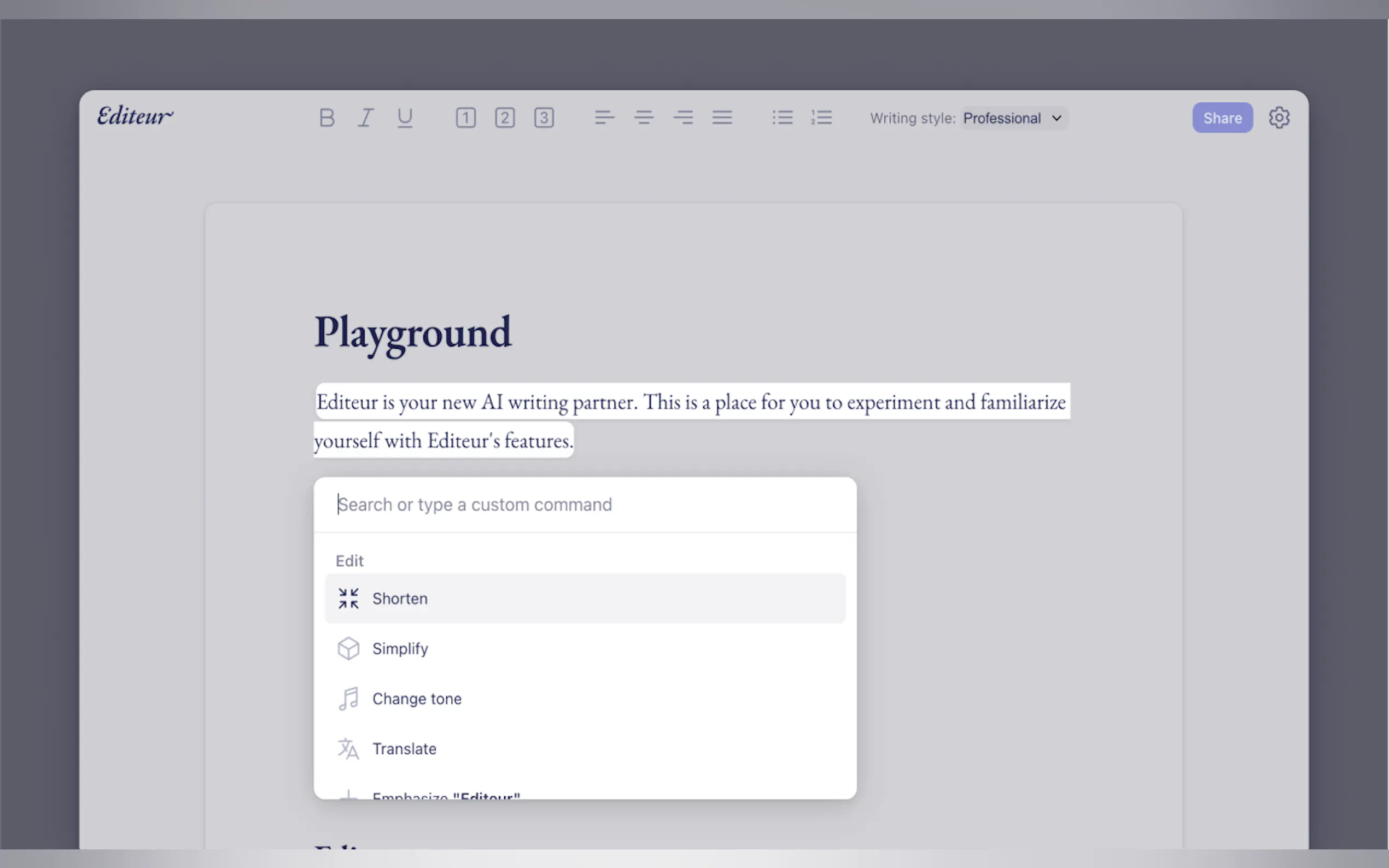 Screenshot 3 of Editeur.ai