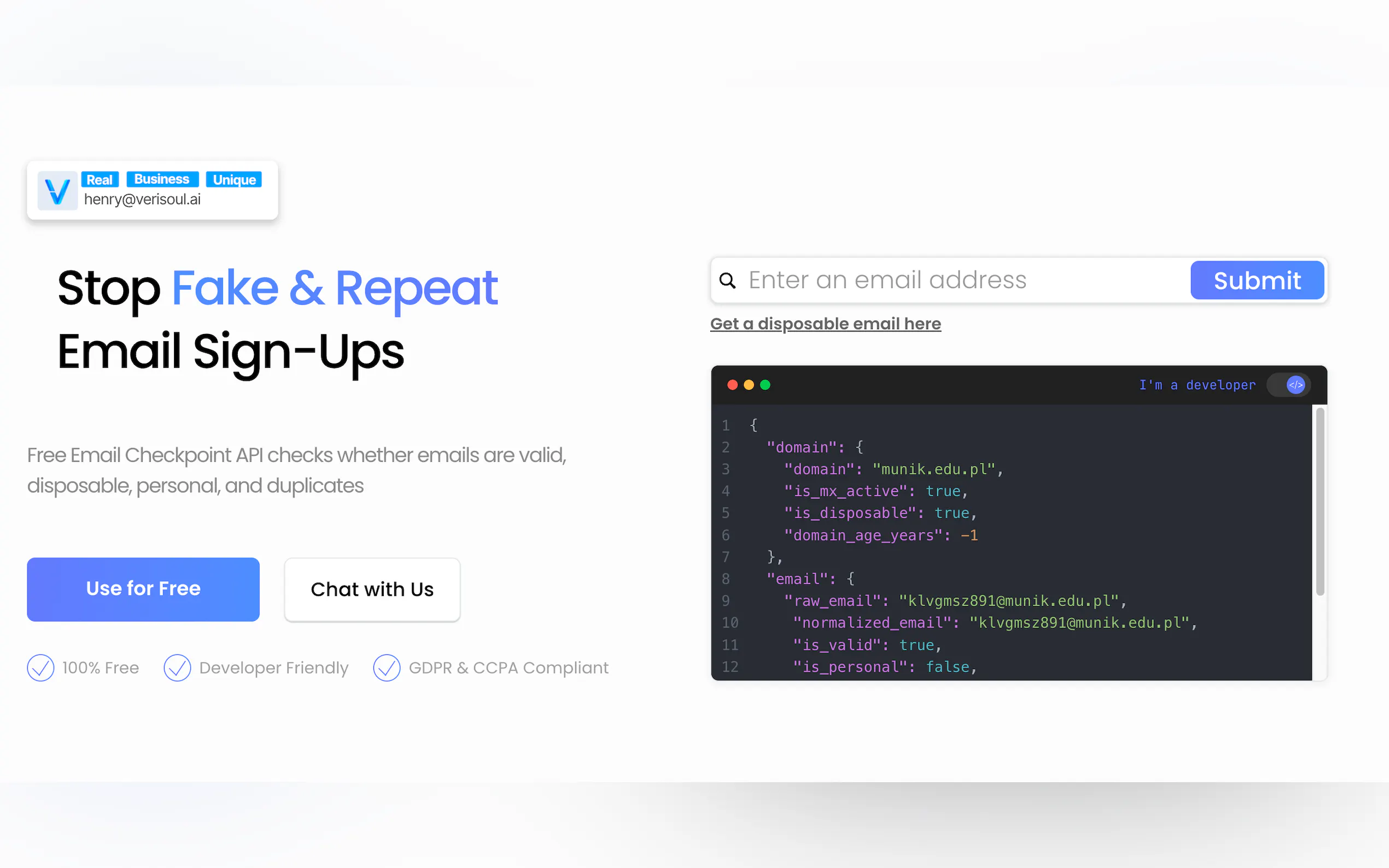 Screenshot 2 of Email Checkpoint - Prevent Fake Emails