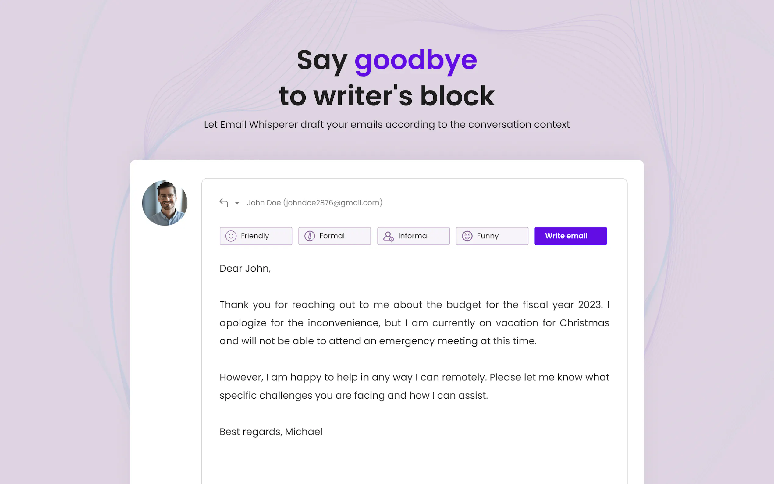 Screenshot 5 of Email Whisperer