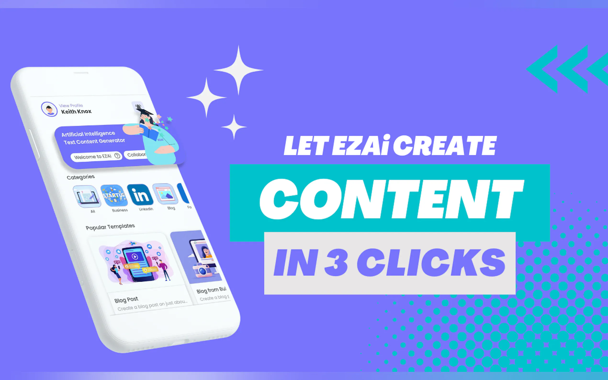 Screenshot 2 of EZAi AI : Content Creation App 