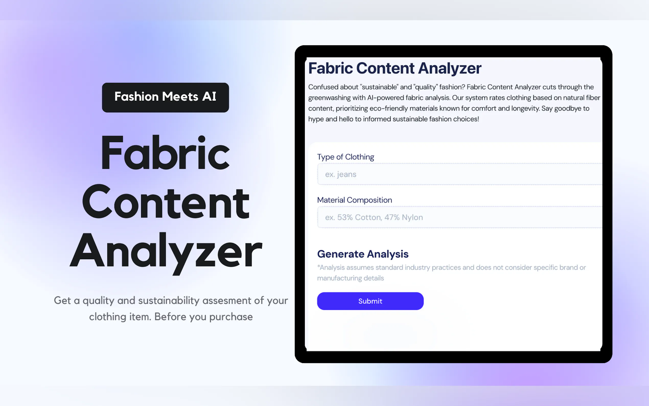 Fabric Content Analyzer