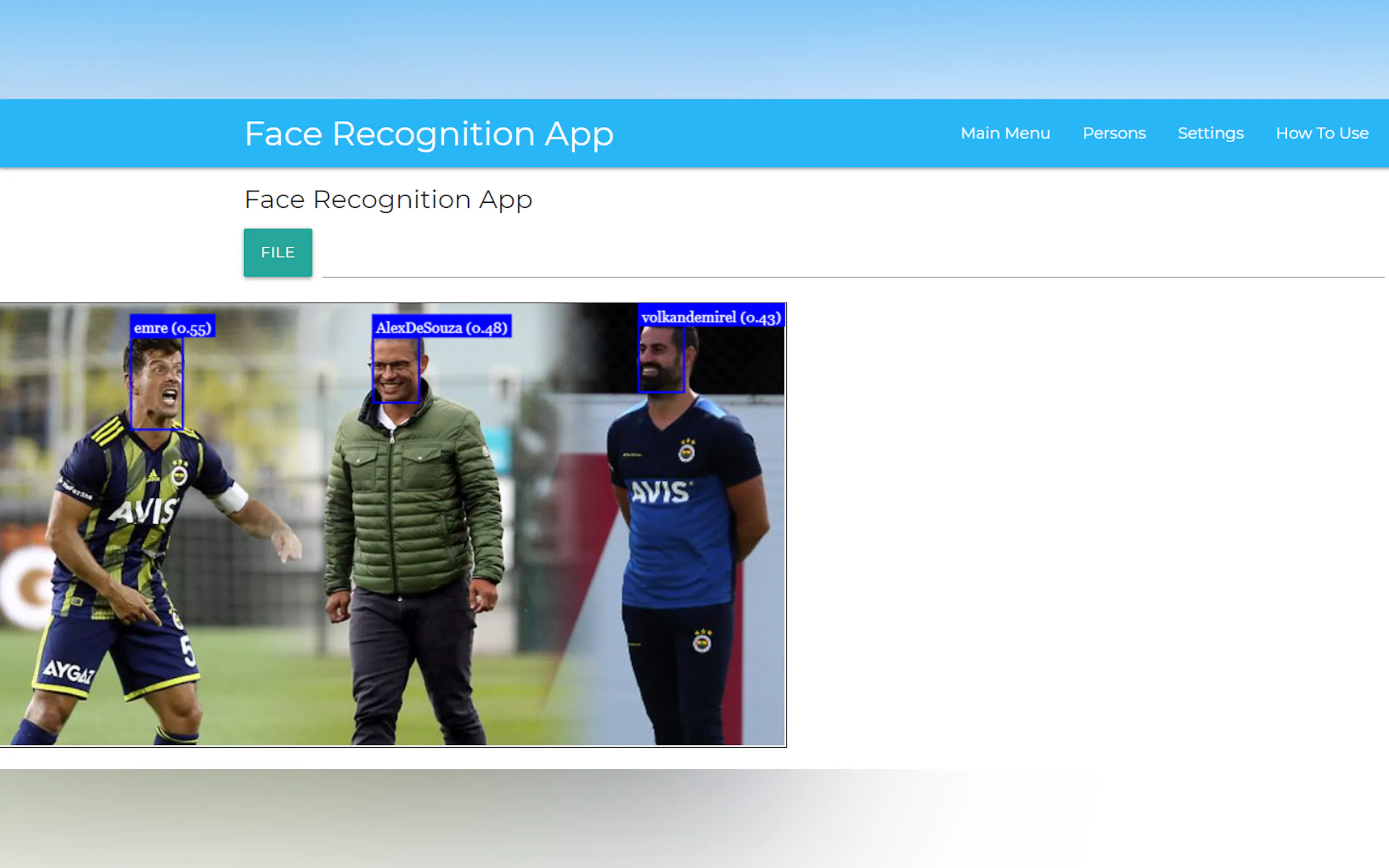 Screenshot 3 of Face Recognition App