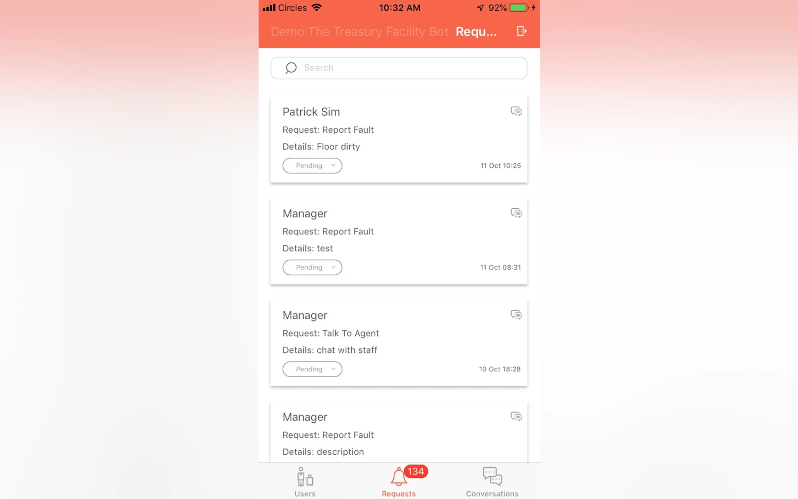 Screenshot 2 of FacilityBot