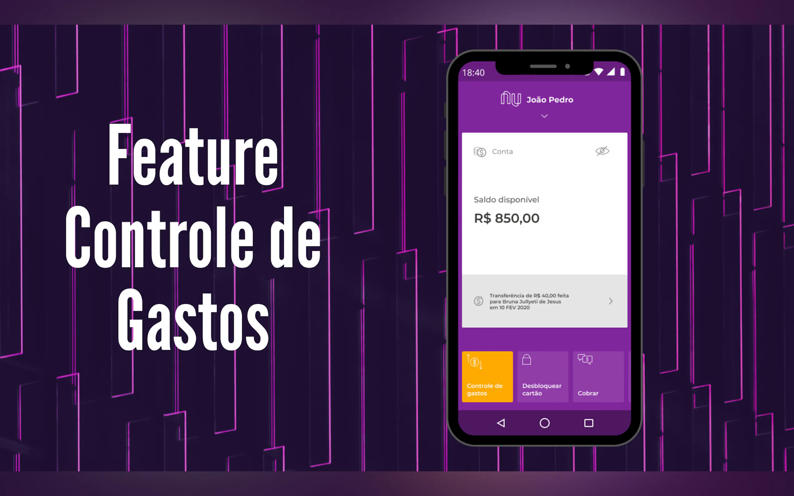 Screenshot 2 of FEATURE "Controle de gastos"