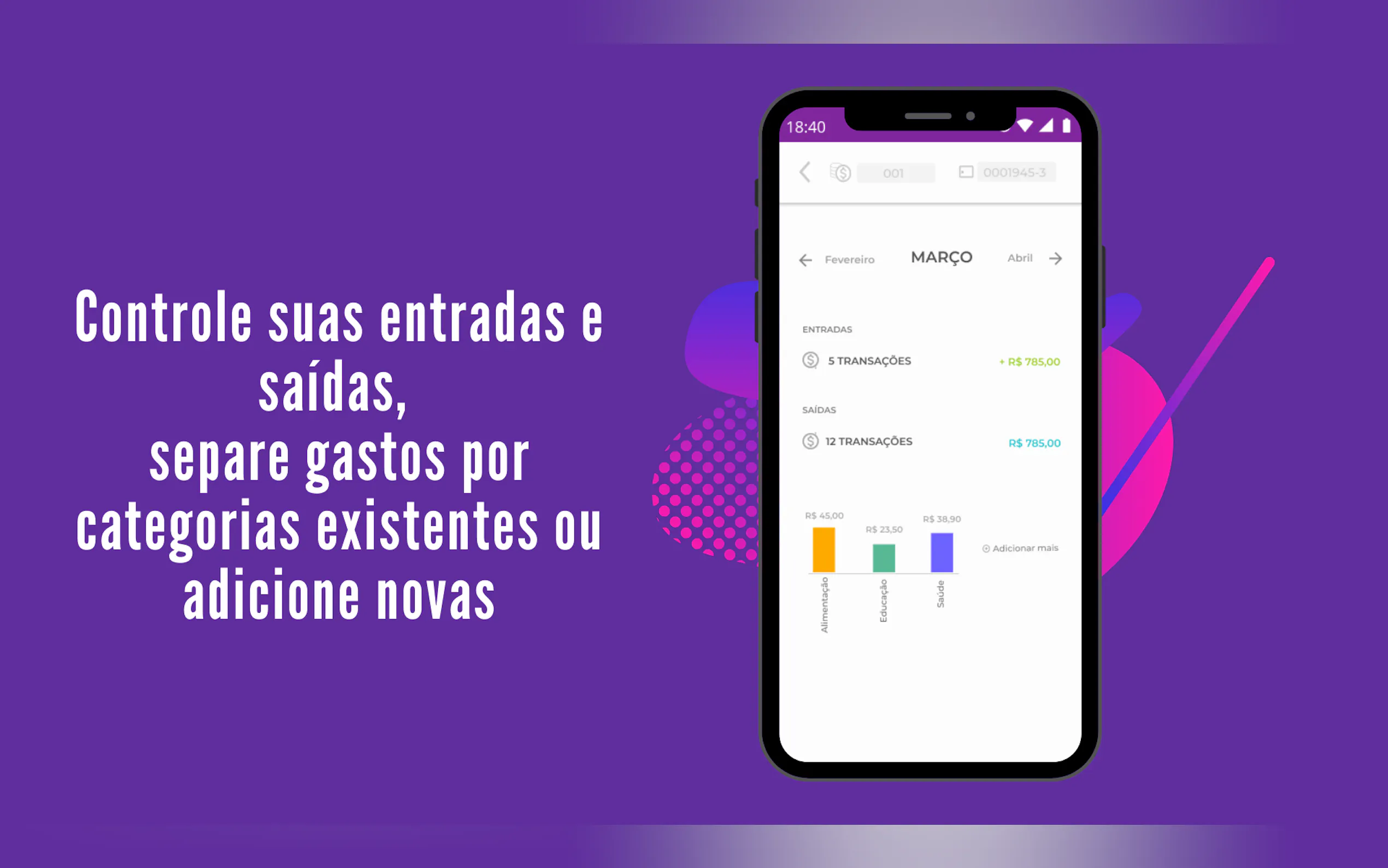 Screenshot 3 of FEATURE "Controle de gastos"