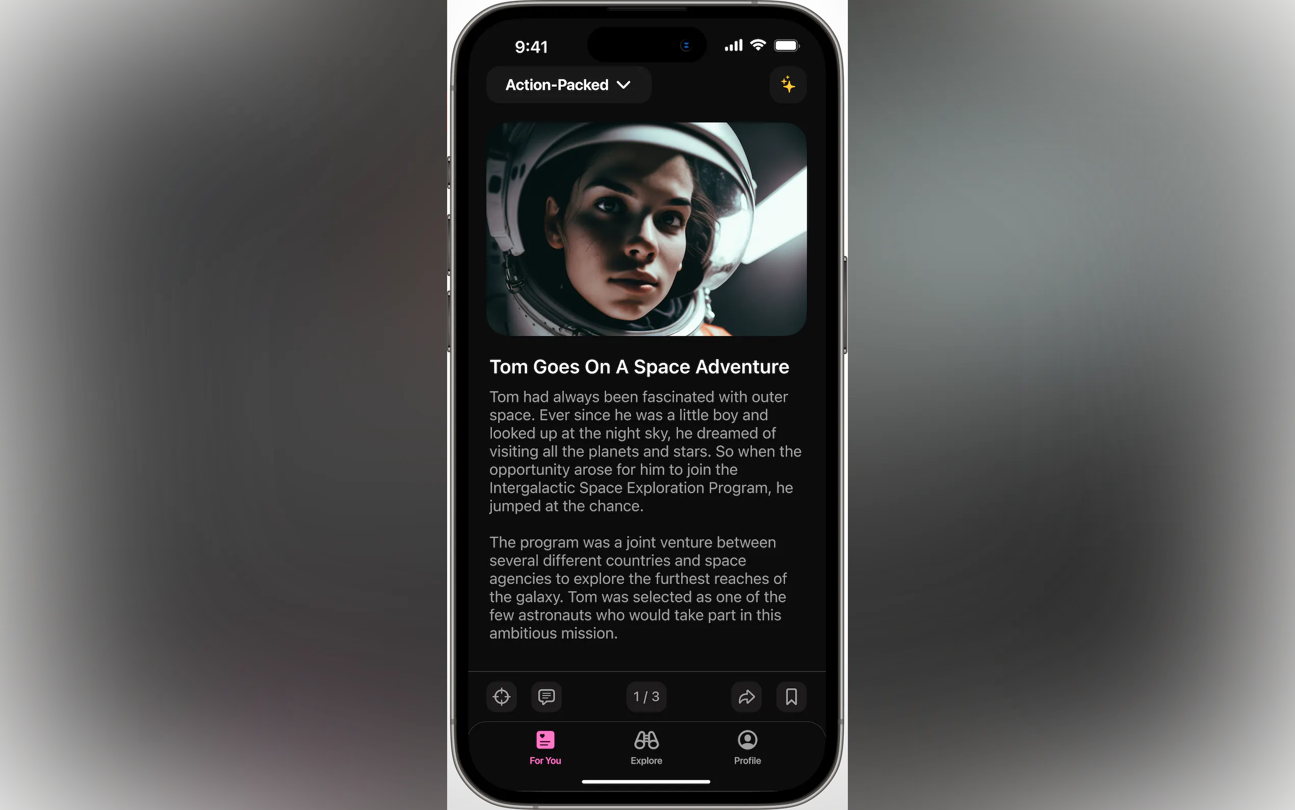 Screenshot 4 of Fiction - AI Social Media