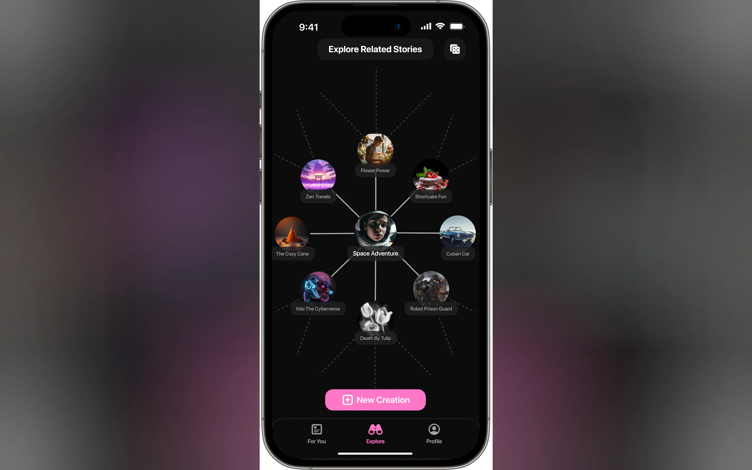 Screenshot 6 of Fiction - AI Social Media