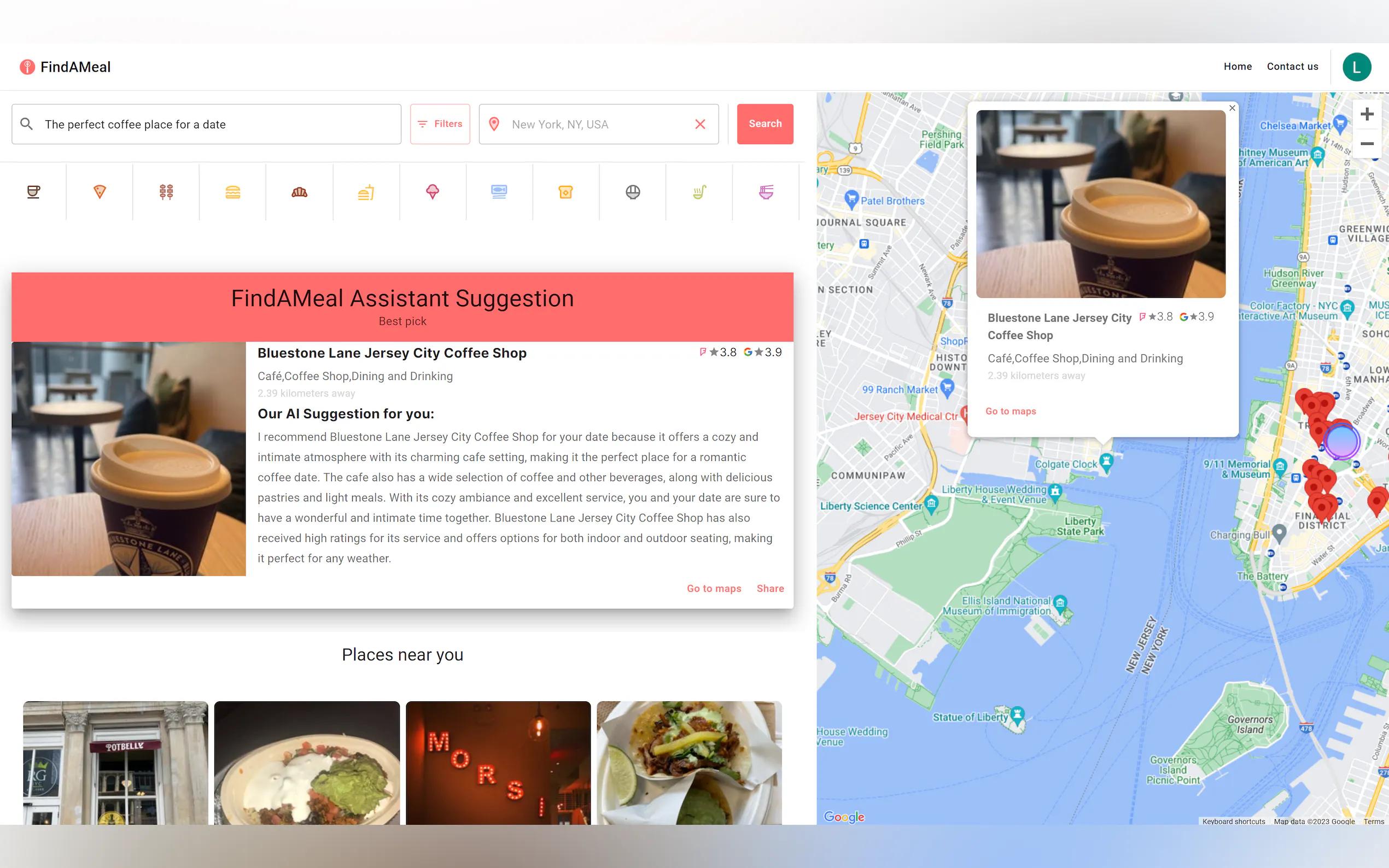 Screenshot 2 of FindAMeal