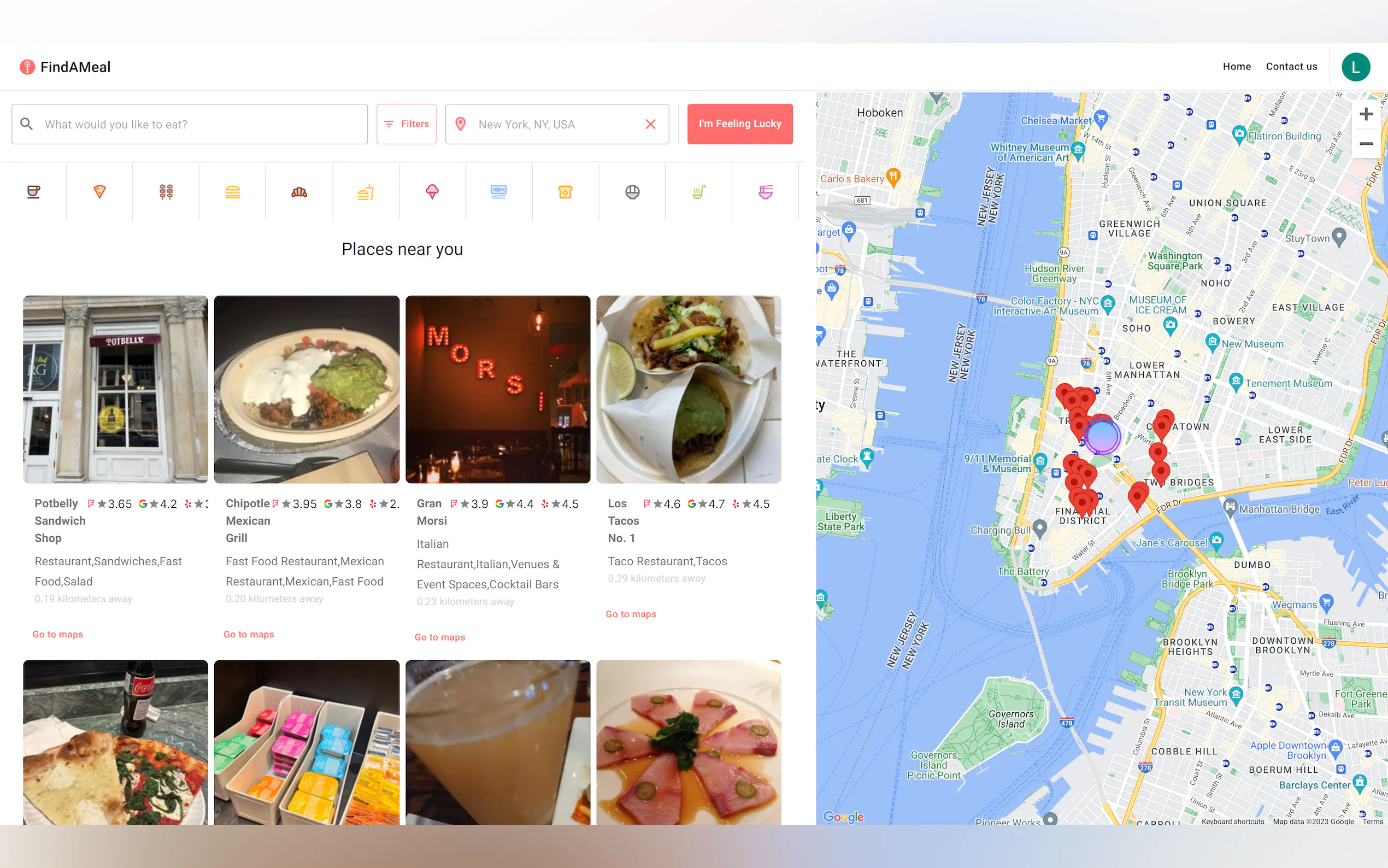 Screenshot 3 of FindAMeal