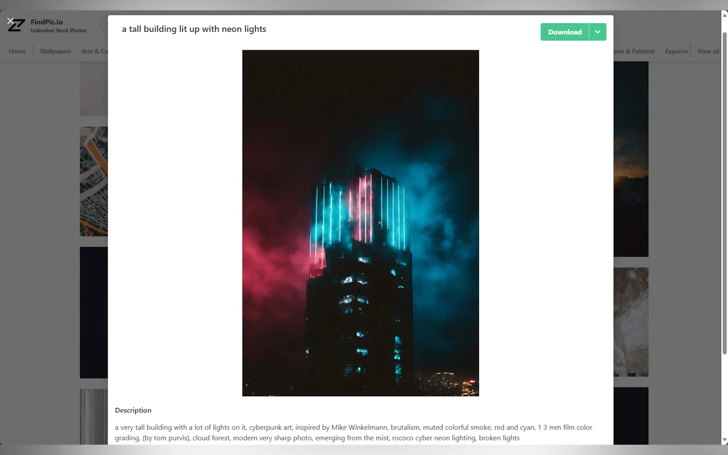 Screenshot 4 of FindPic.io - Free Beautiful Stock Photos