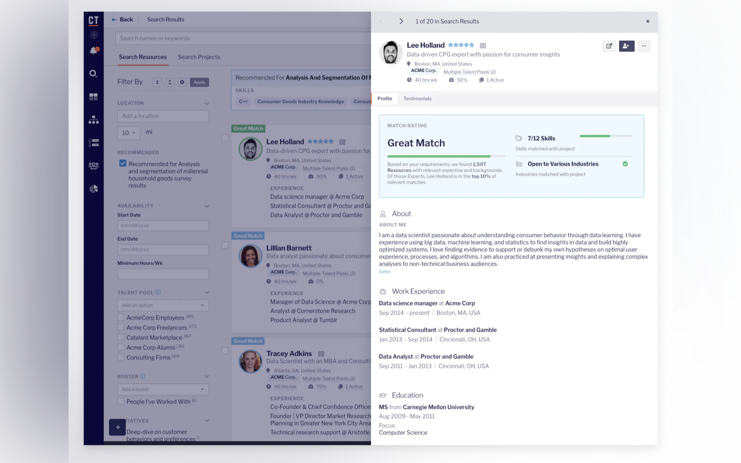 Screenshot 2 of Flexible Talent for COVID-19 501(c)(3)s