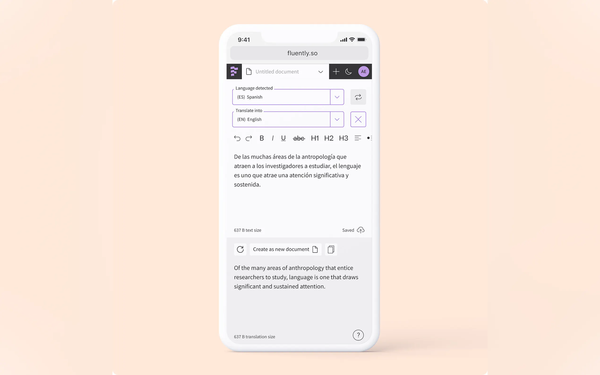 Screenshot 12 of Fluently Beta