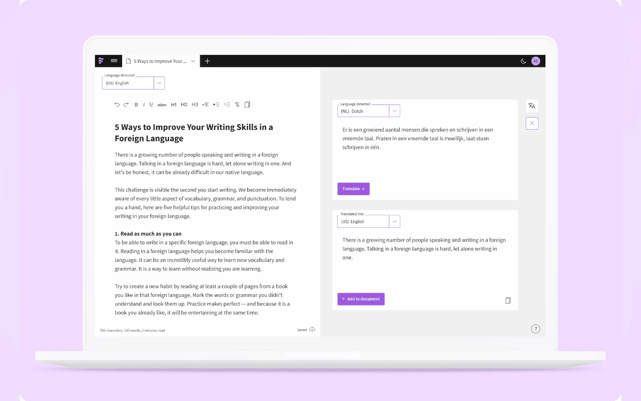 Screenshot 9 of Fluently Beta