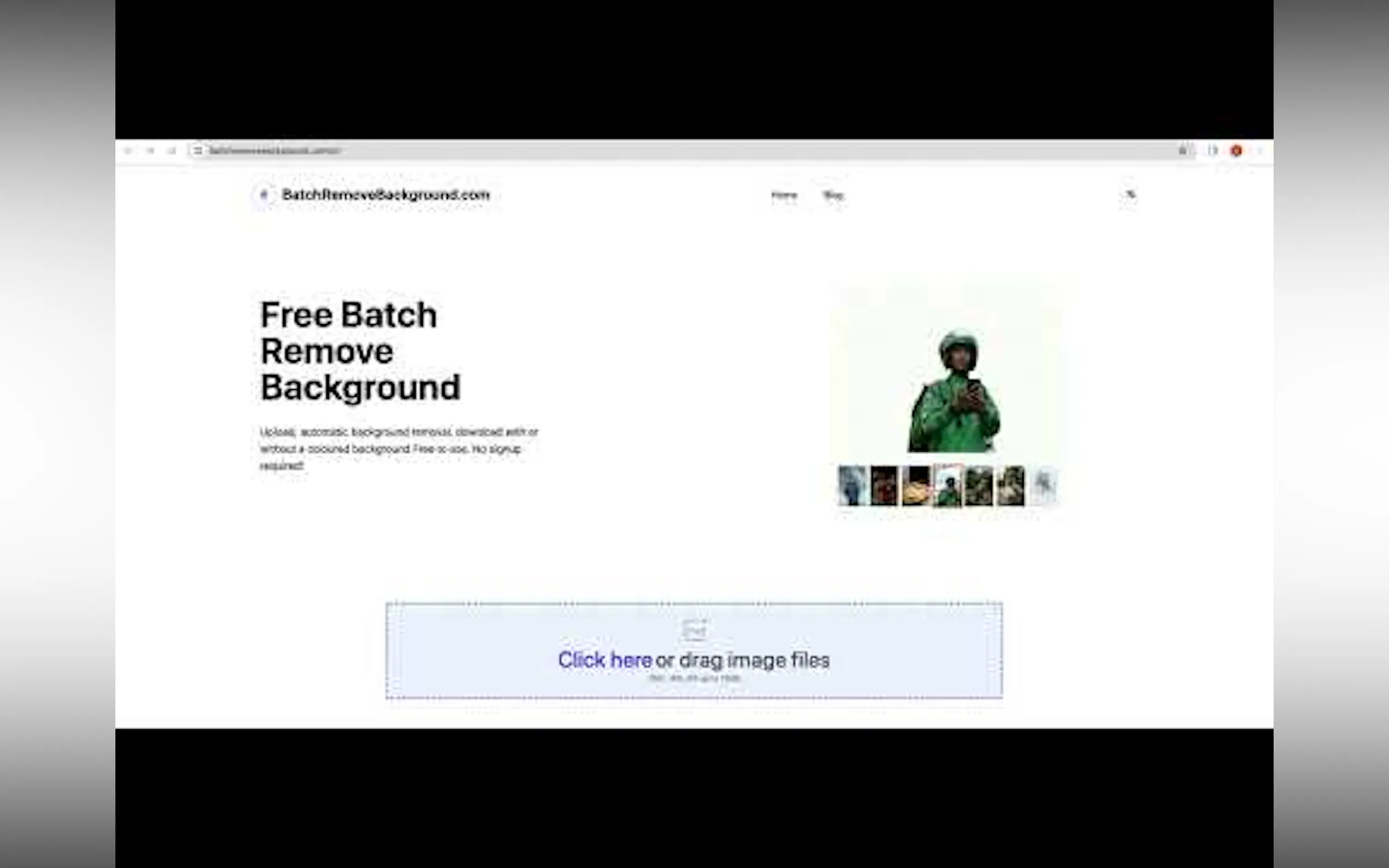 Free Batch Remove Background No signup!