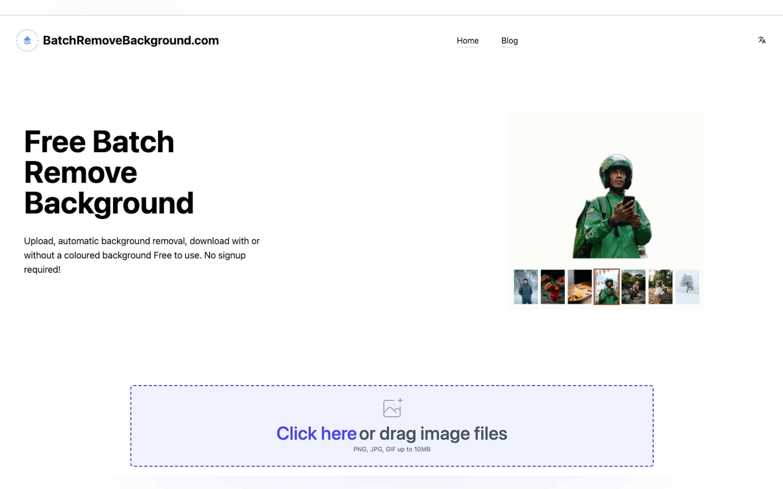 Screenshot 2 of Free Batch Remove Background No signup!