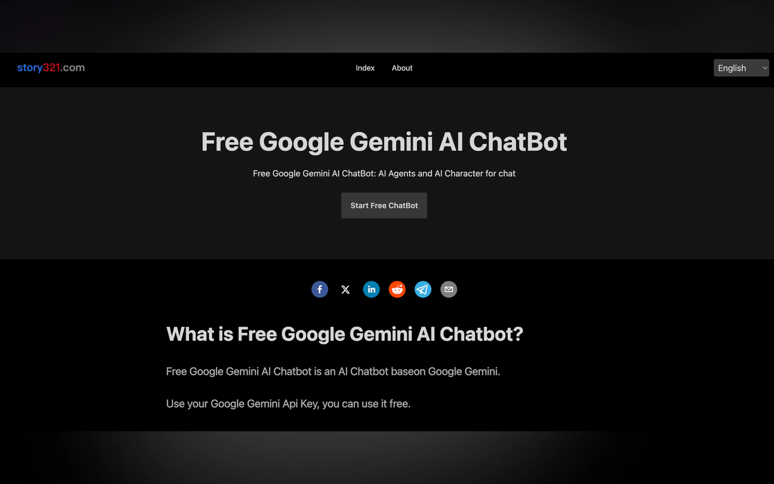 Free Google Gemini AI ChatBot