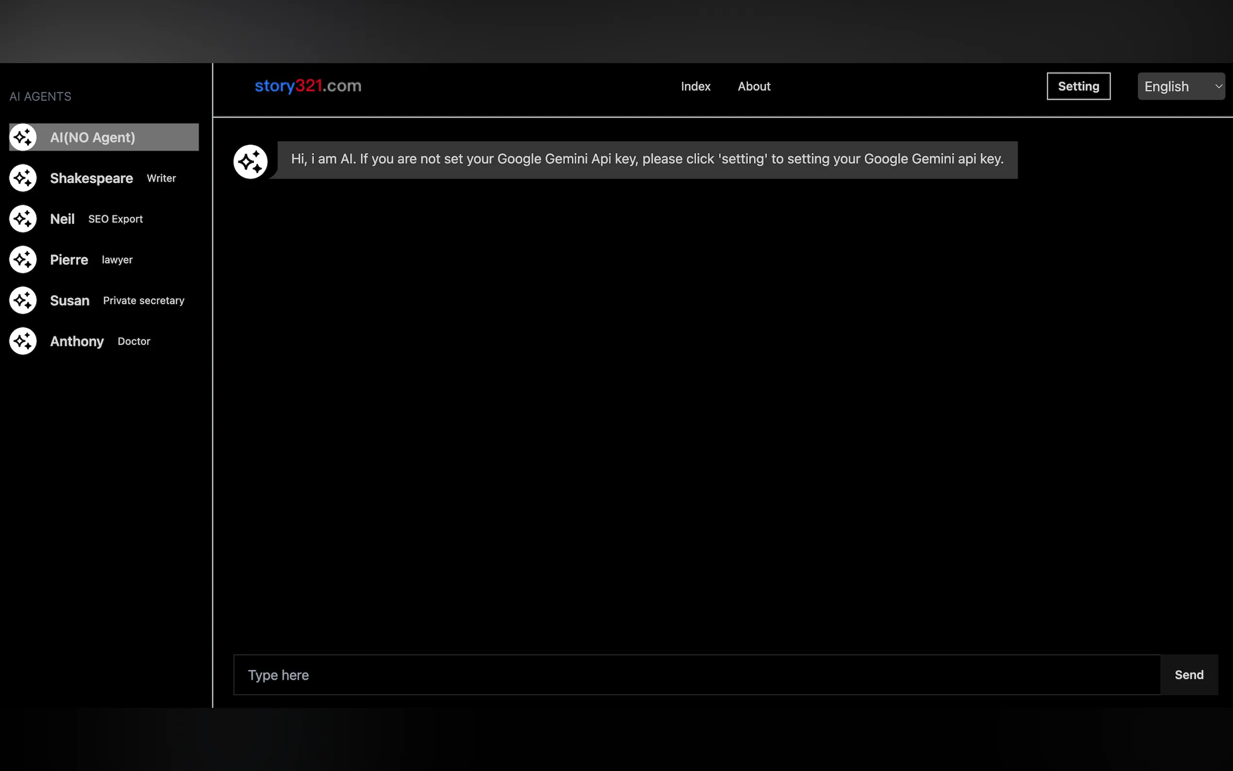 Screenshot 2 of Free Google Gemini AI ChatBot