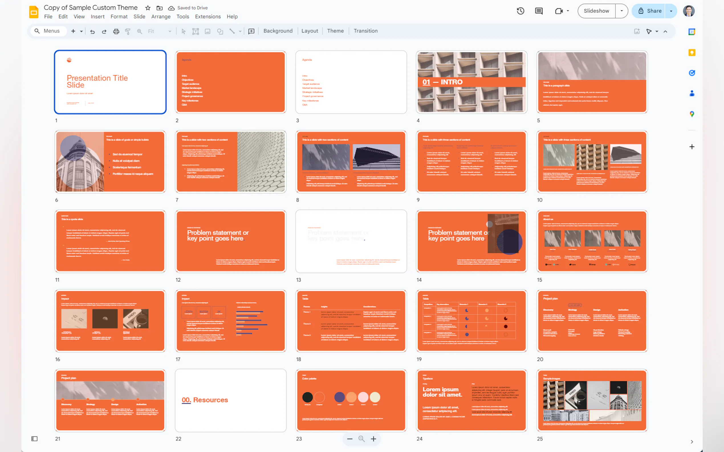 Screenshot 3 of Free Google Slides template by Plus AI