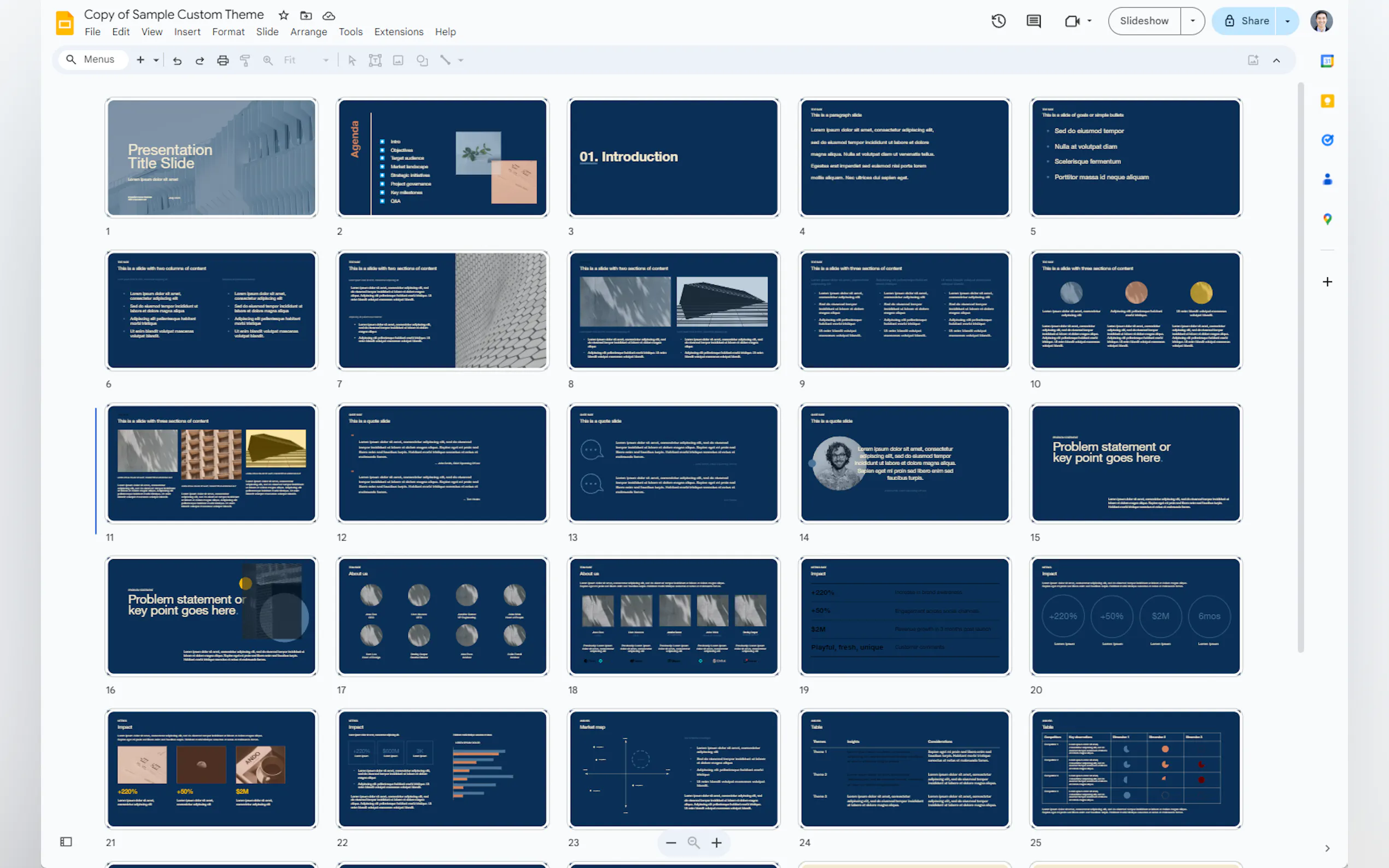 Screenshot 4 of Free Google Slides template by Plus AI