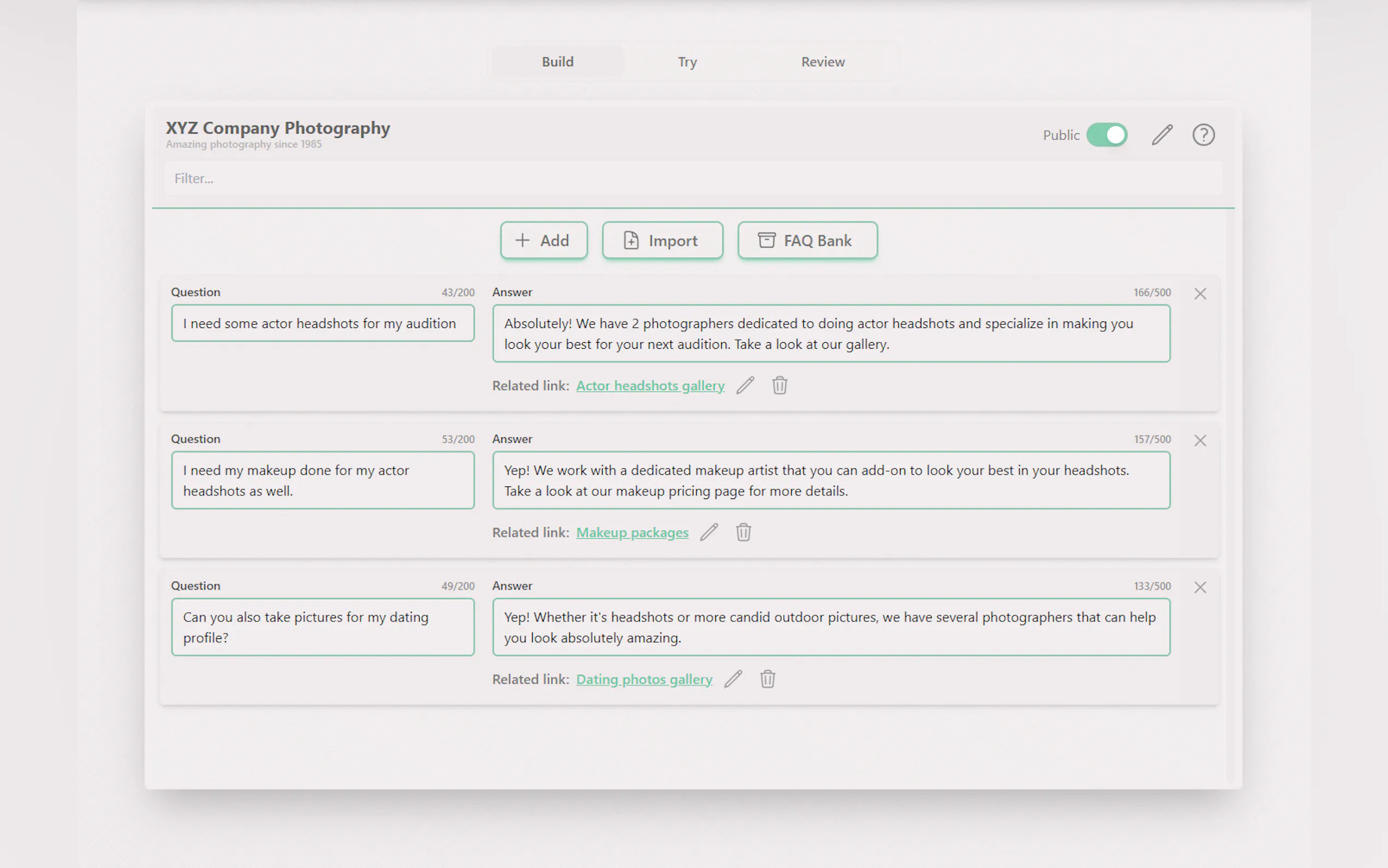 Screenshot 3 of FrequentlyAskedAI