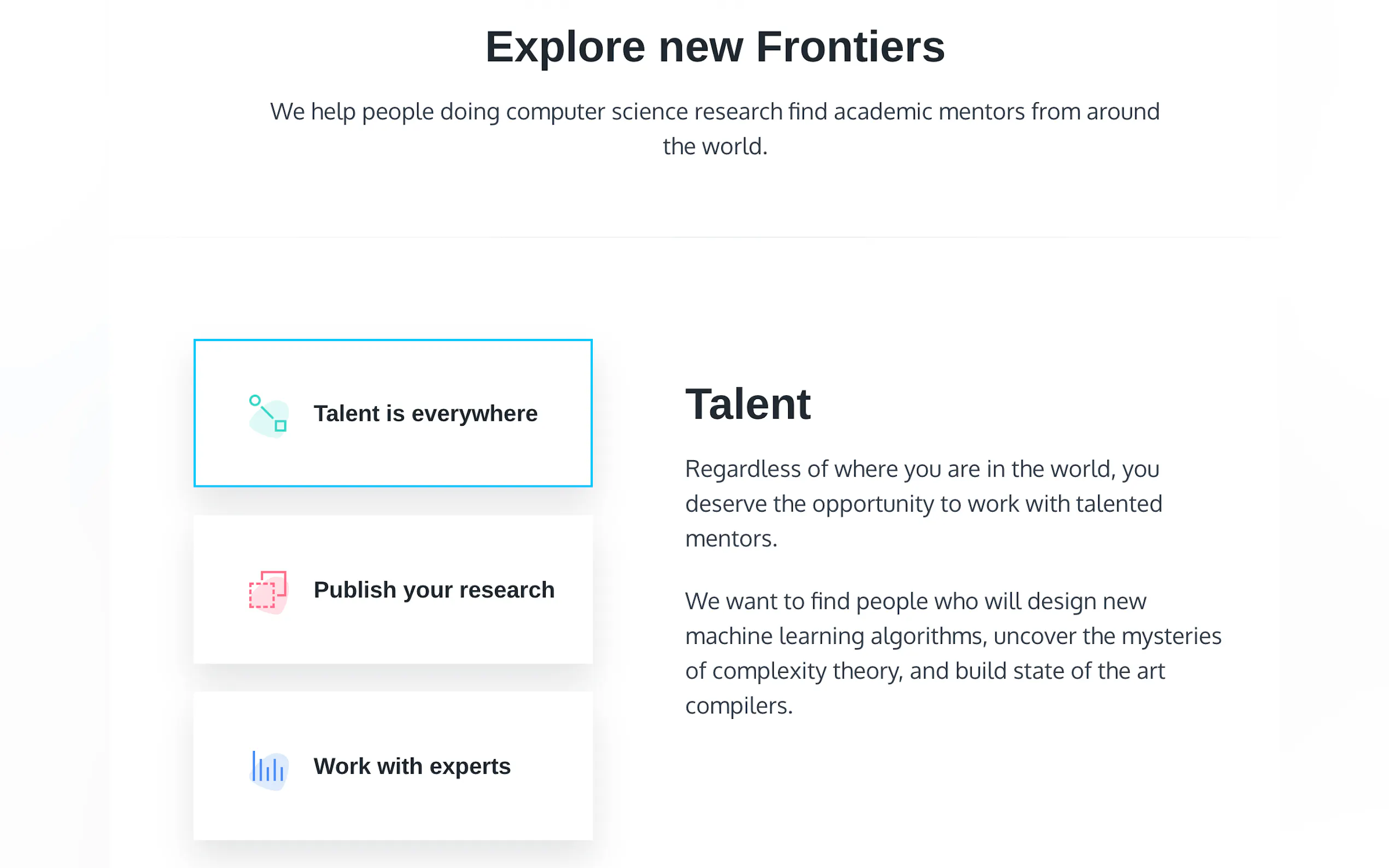 Frontiers