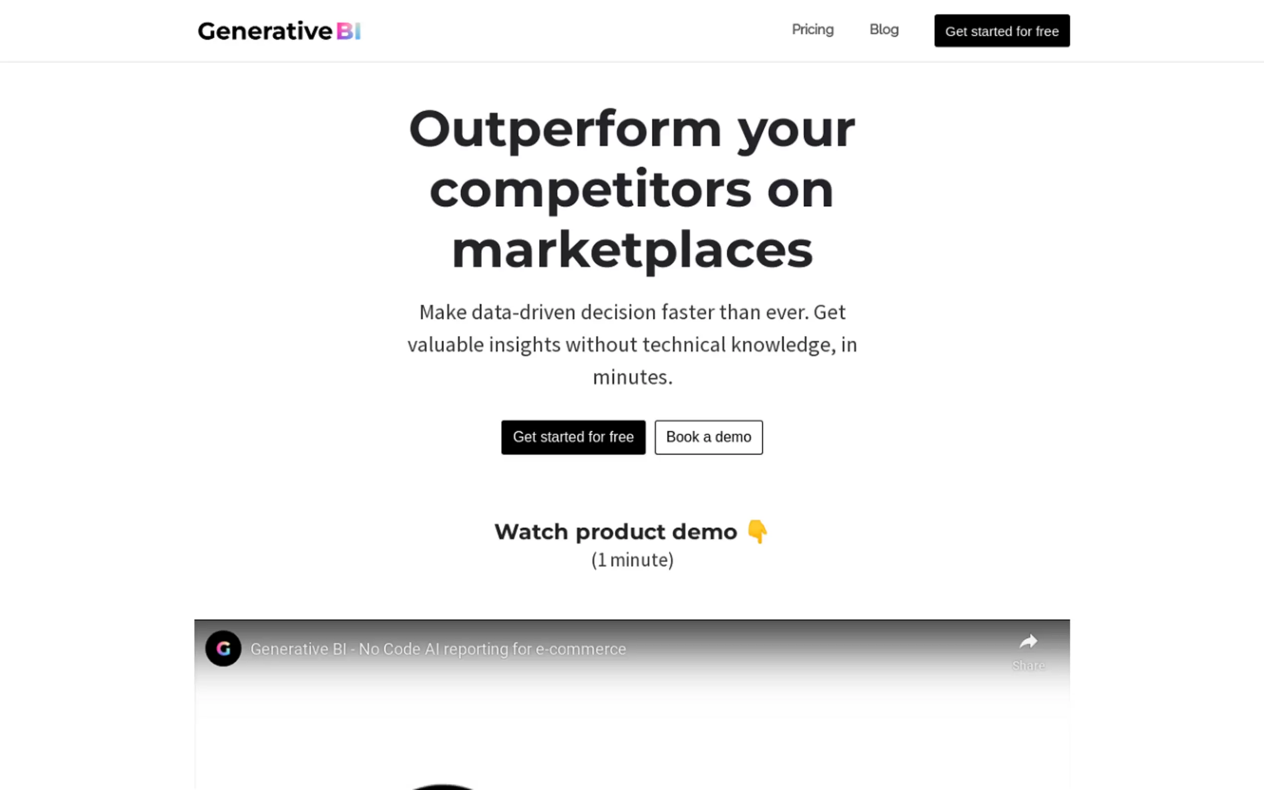 Generative BI
