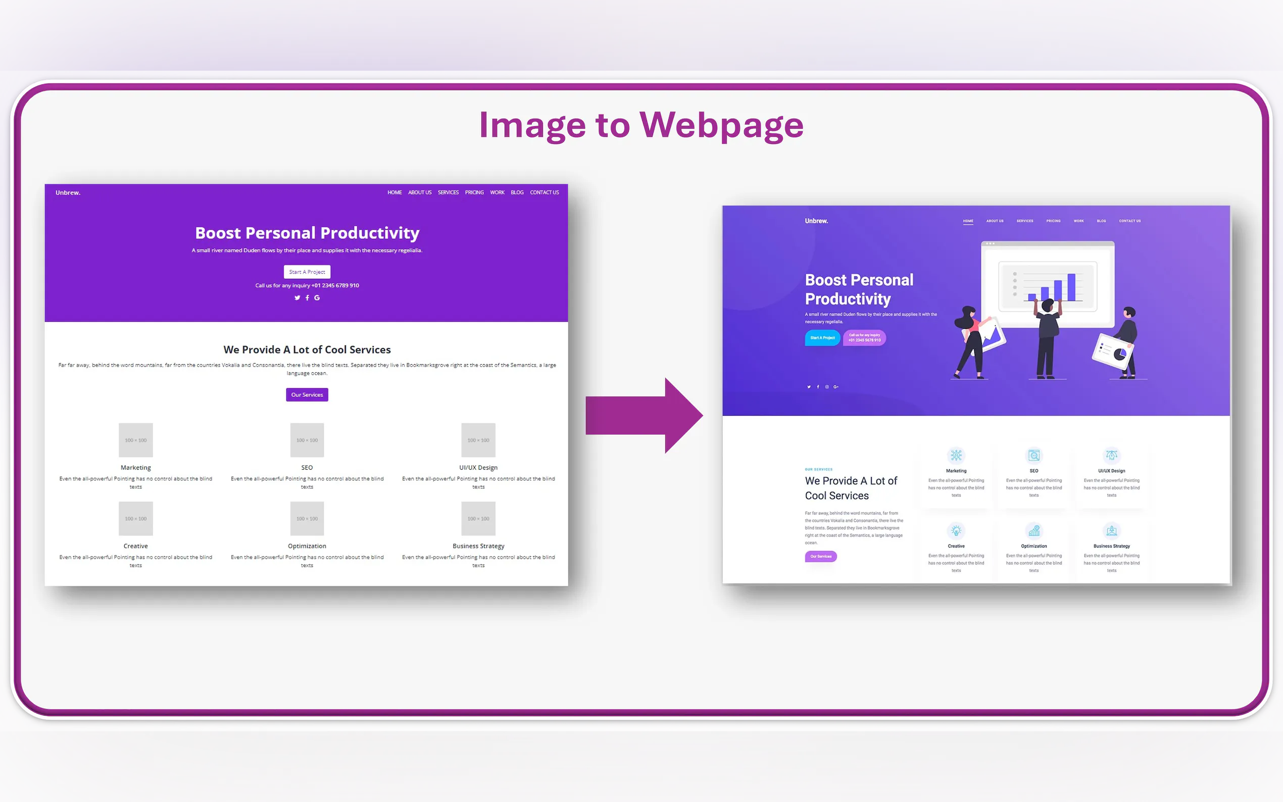 Screenshot 4 of GenWebBuilder