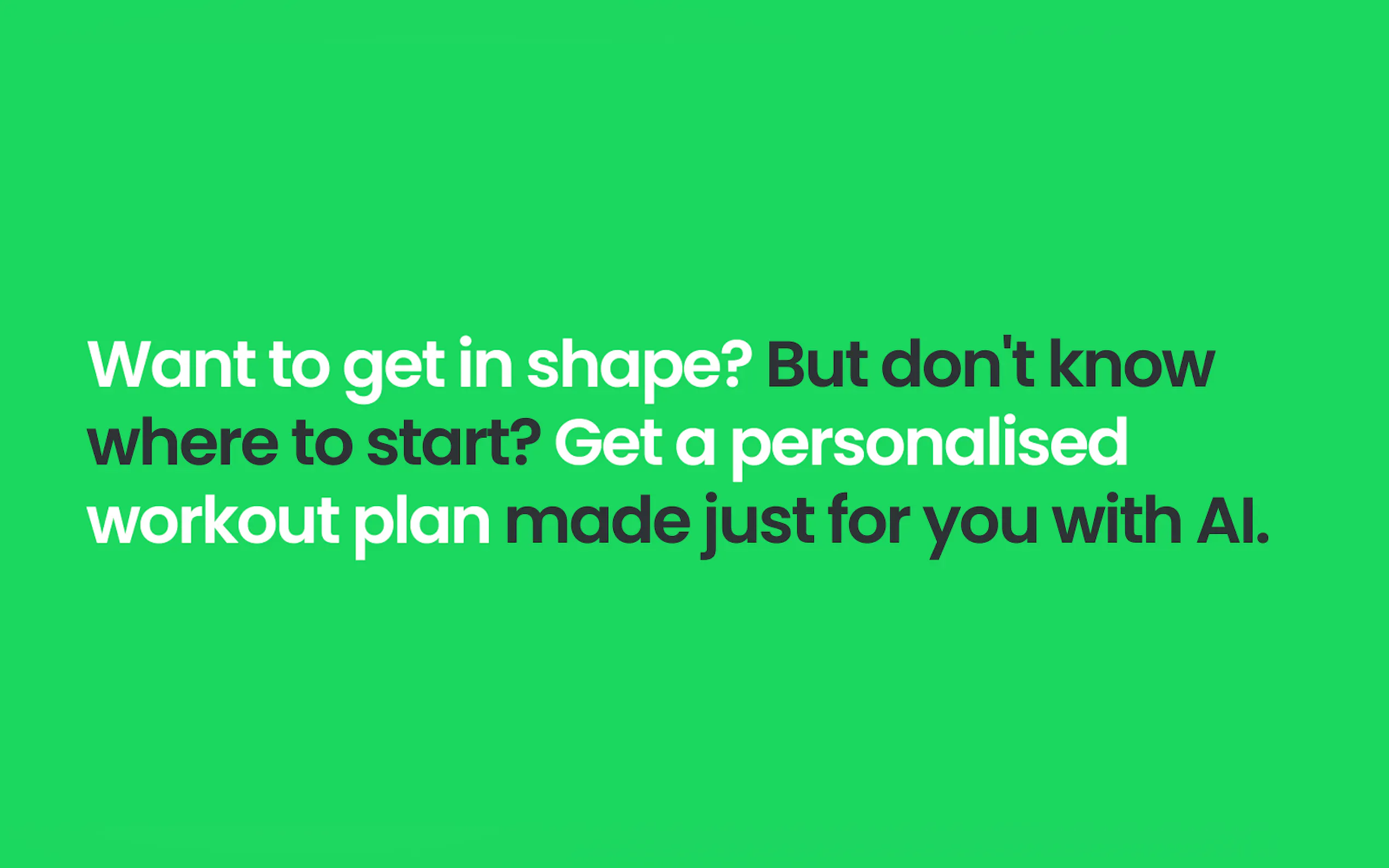 Screenshot 2 of Getinshape.ai