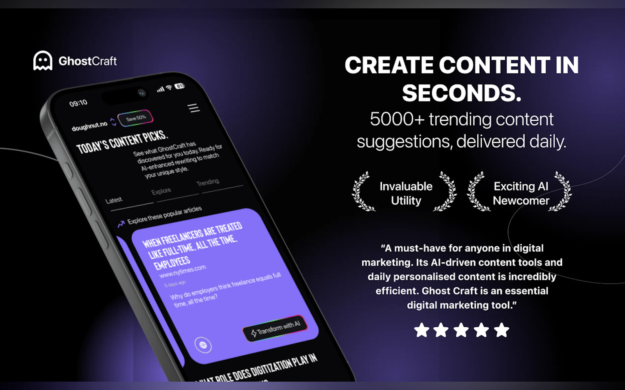 Ghost Craft: AI-Powered SEO