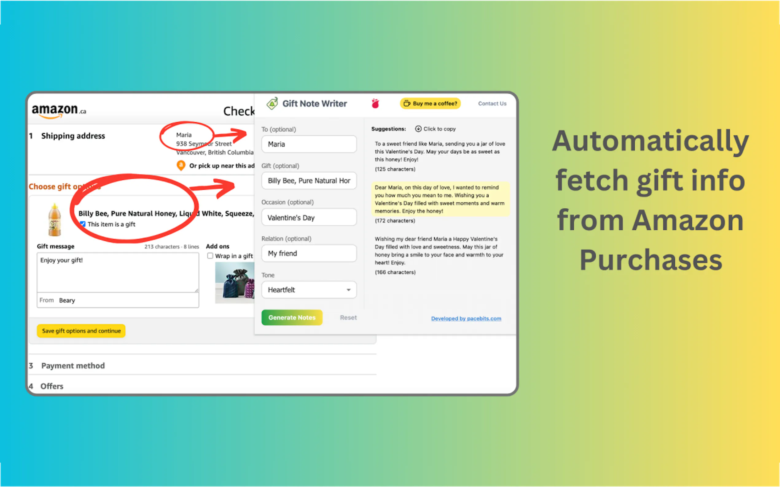 Screenshot 4 of Gift Note Writer