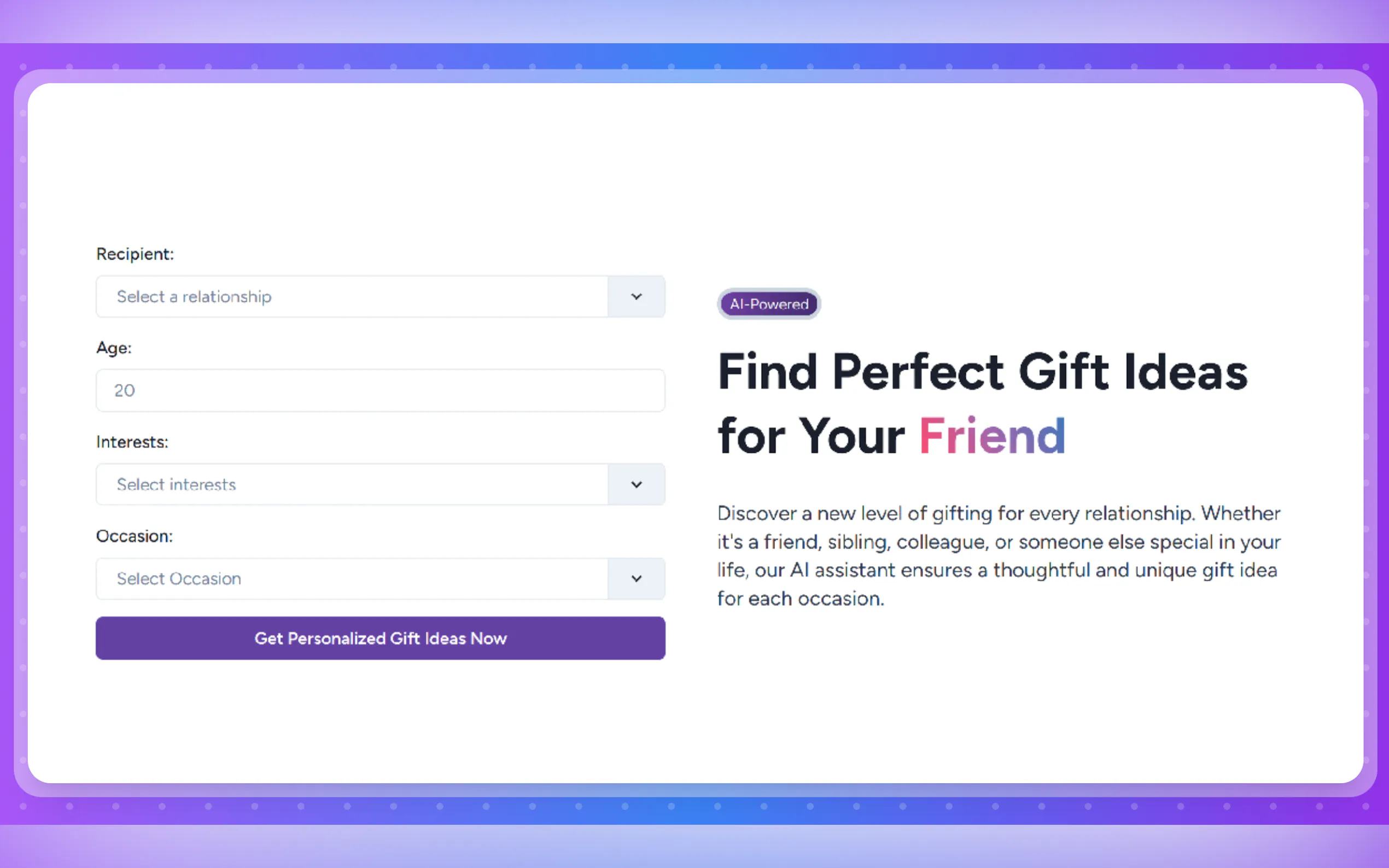 Screenshot 3 of Giftron: Personalized Gift finder