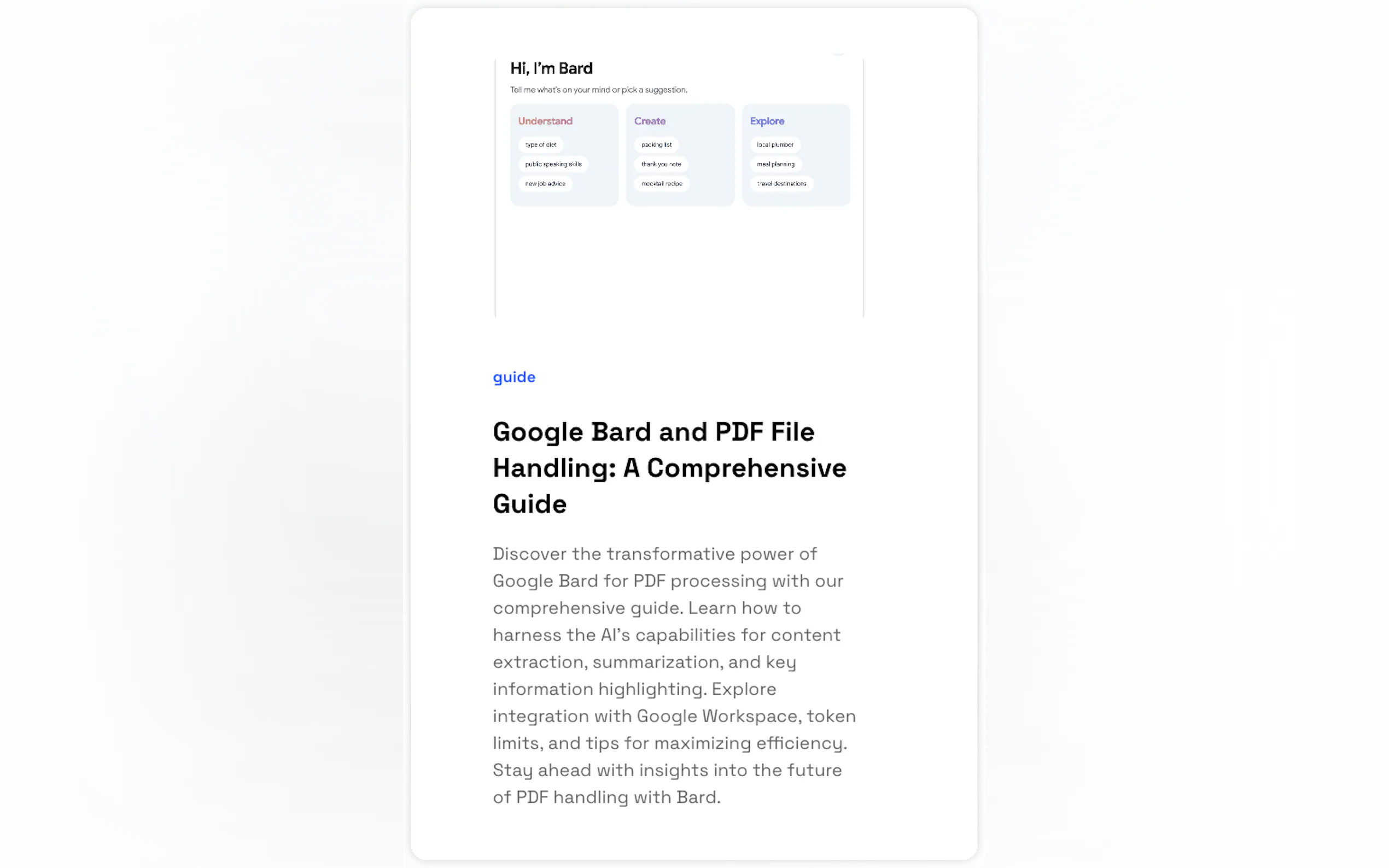 Screenshot 5 of Google Bard PDF Mastery Guide