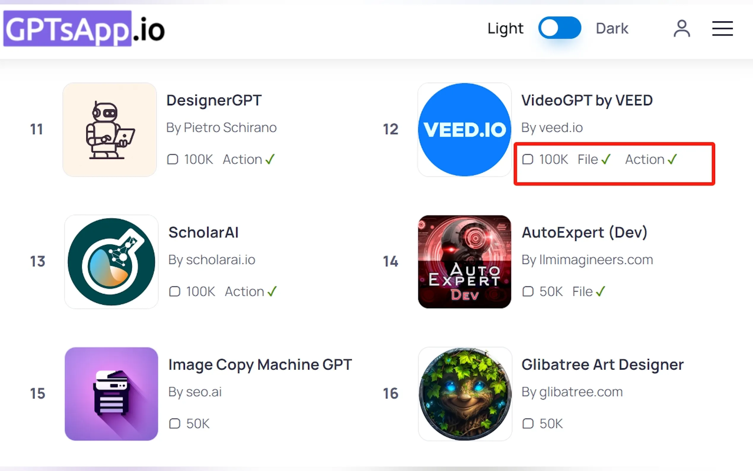 Screenshot 2 of GPT App Store