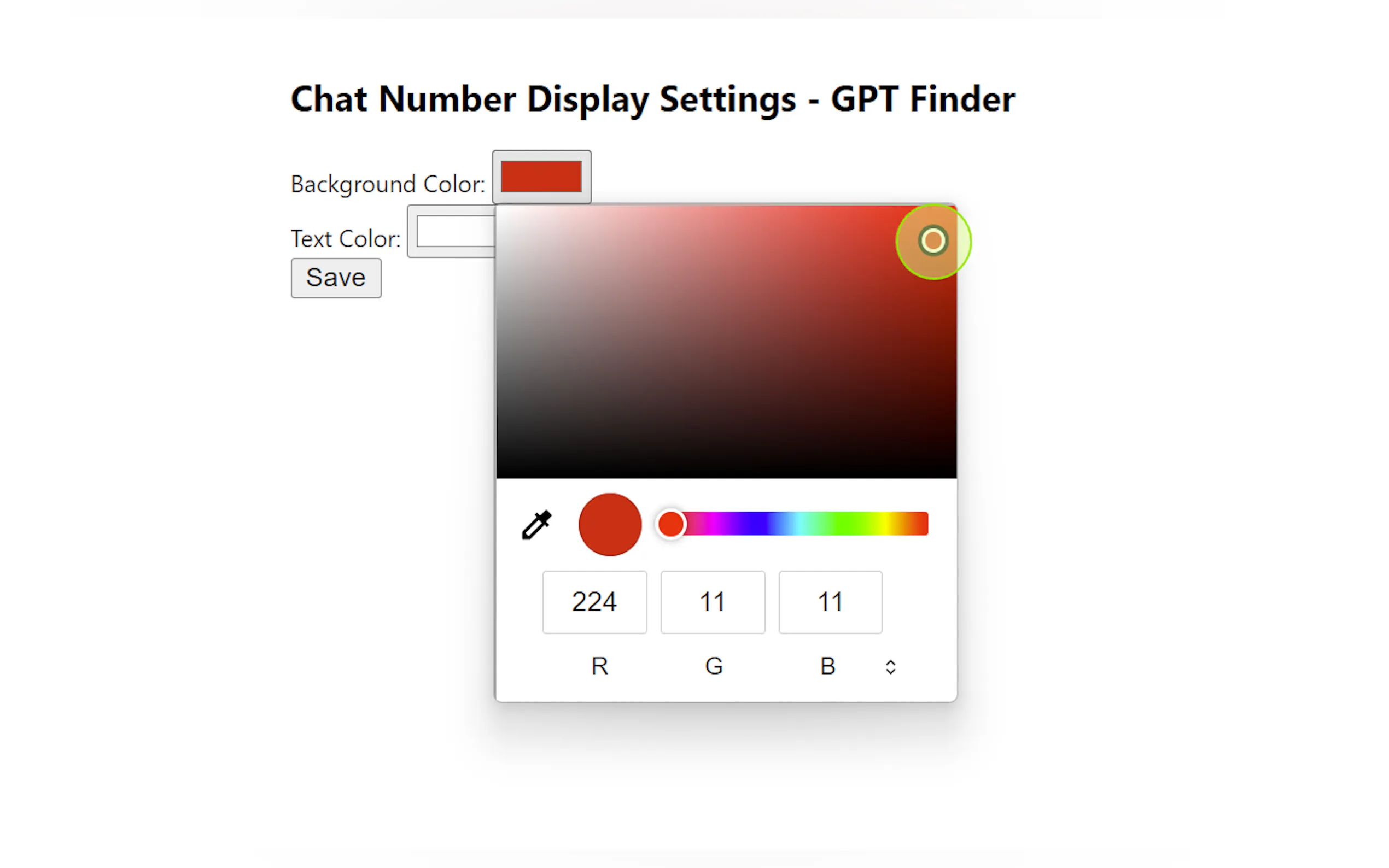 Screenshot 3 of GPT Finder Chrome Extension
