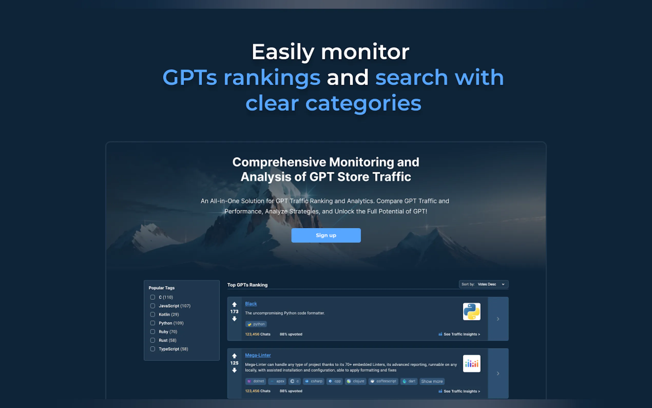 Screenshot 2 of GPT Traffic Track